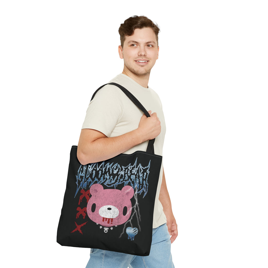 Gloomy Bear RIDE THE LIGHTNING Tote Bag