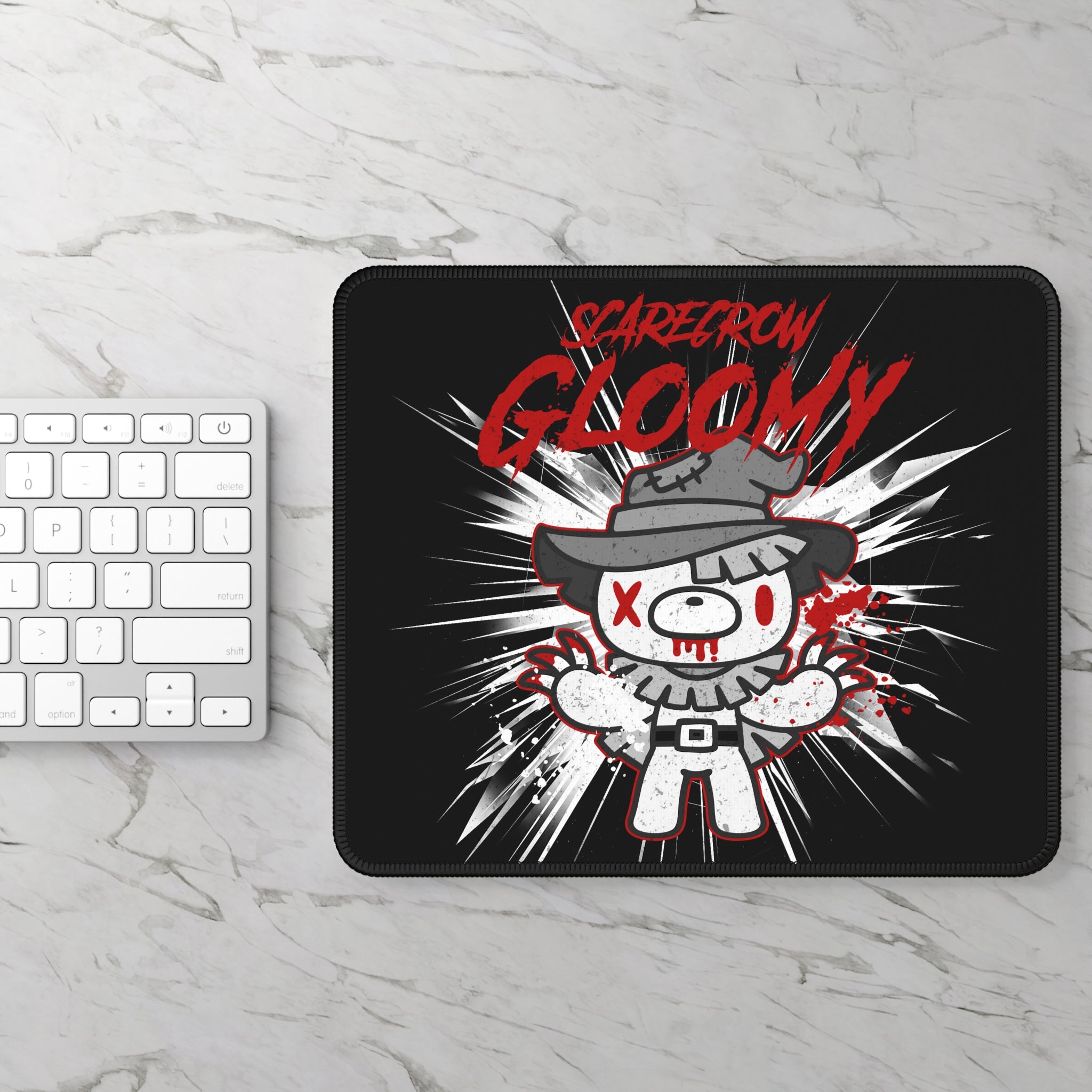 Scarecrow Gloomy Halloween Gaming Mouse Pad