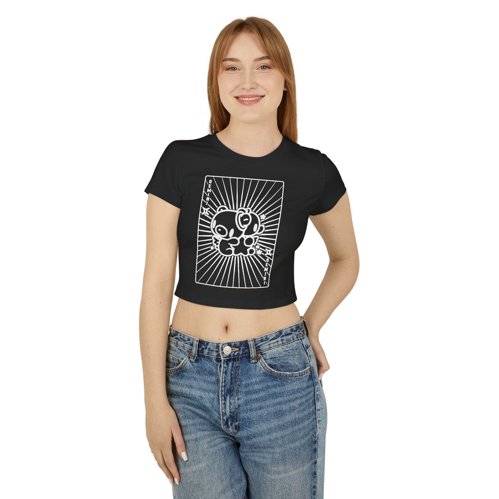gemini zodiac gloomy Women's Baby Tee