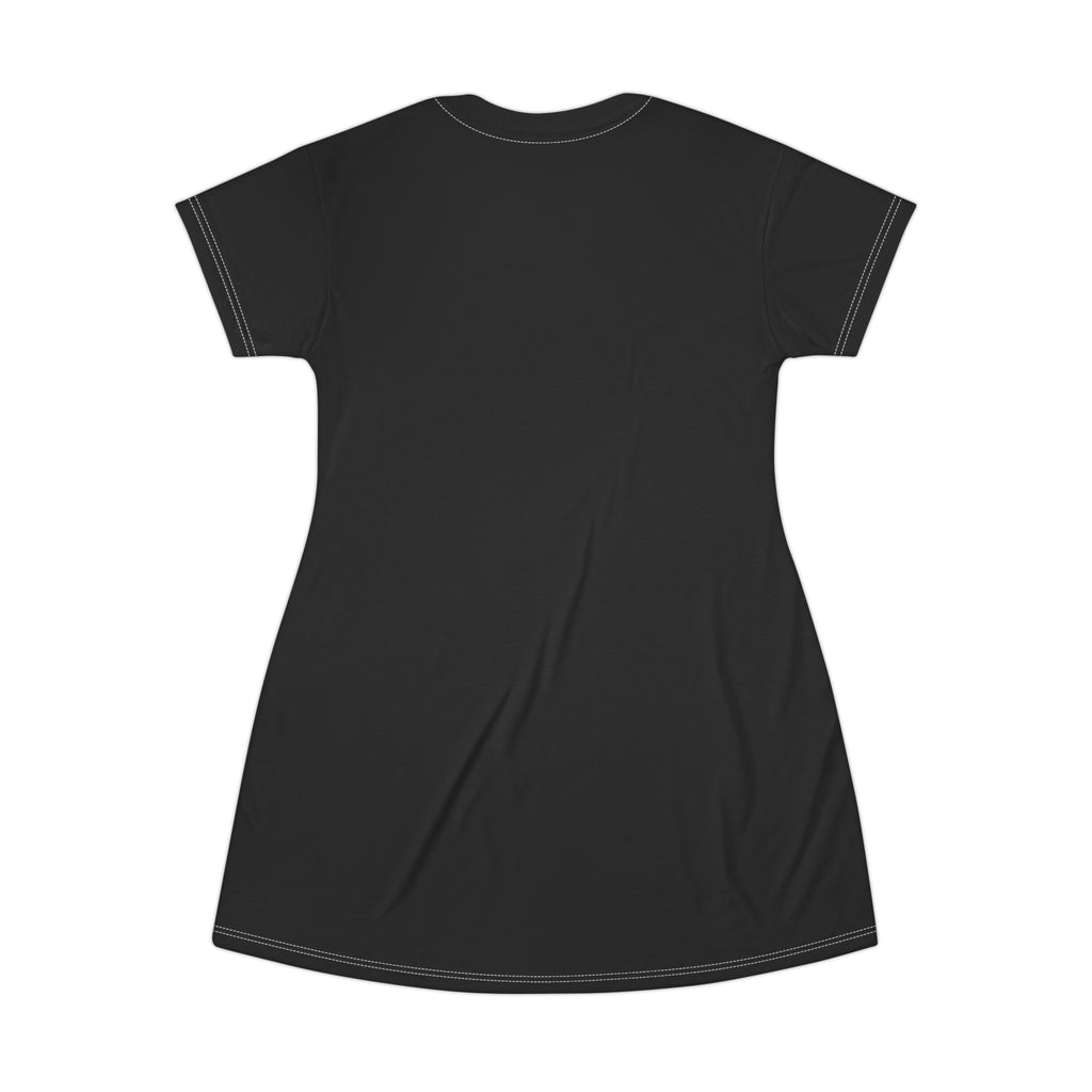 Shadow Gloomy AoP T-Shirt Dress