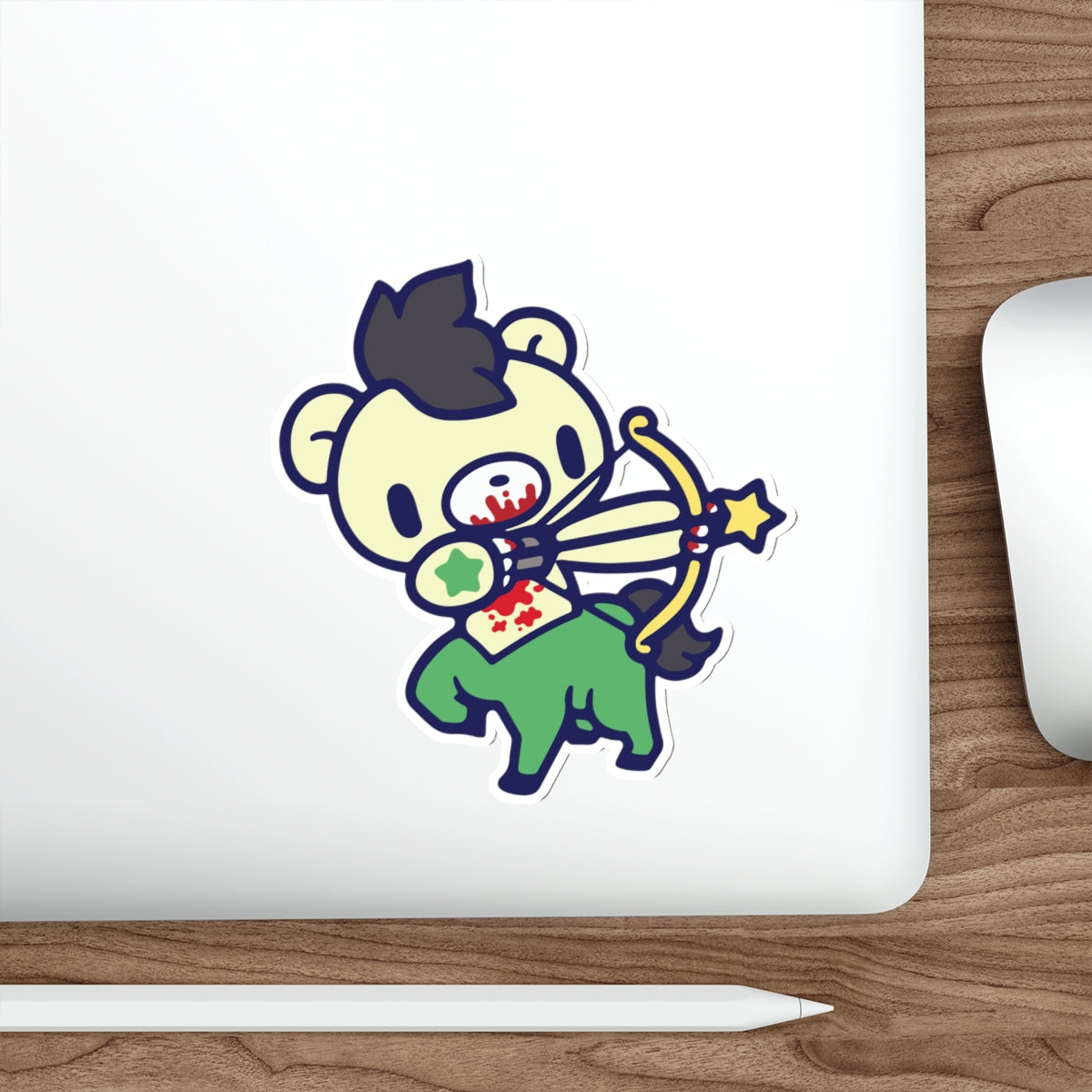 Gloomy Zodiac Sagittarius Die-Cut Stickers
