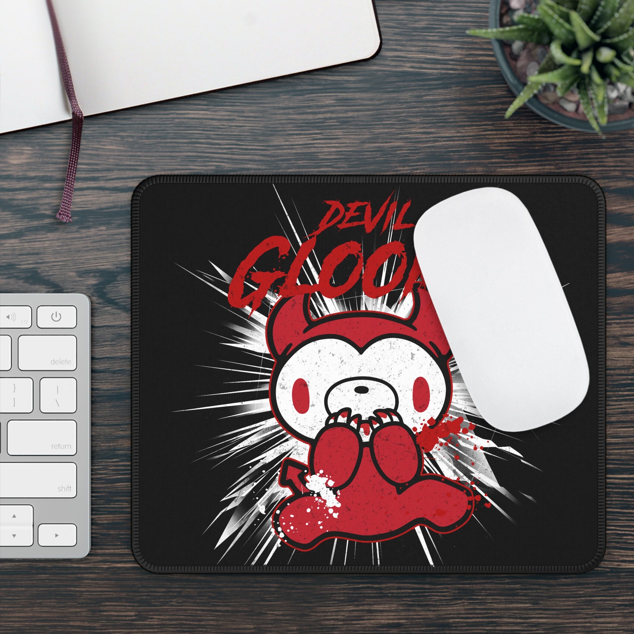 Devil Vampire Gloomy Halloween Gaming Mouse Pad