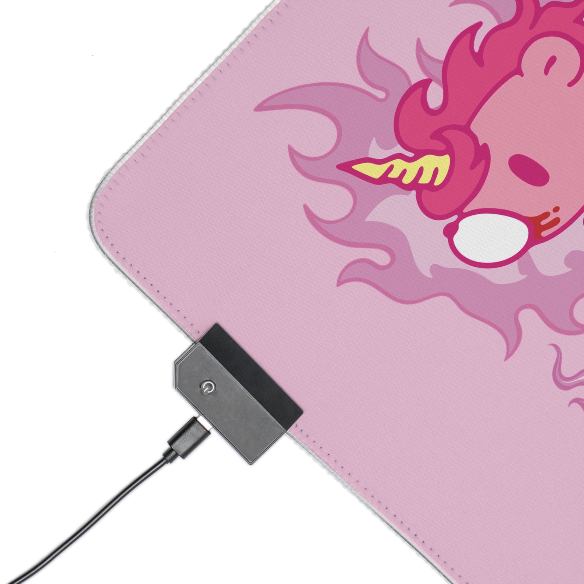 Fire Horse Gloomy Bear LED Gaming Mouse Pad
