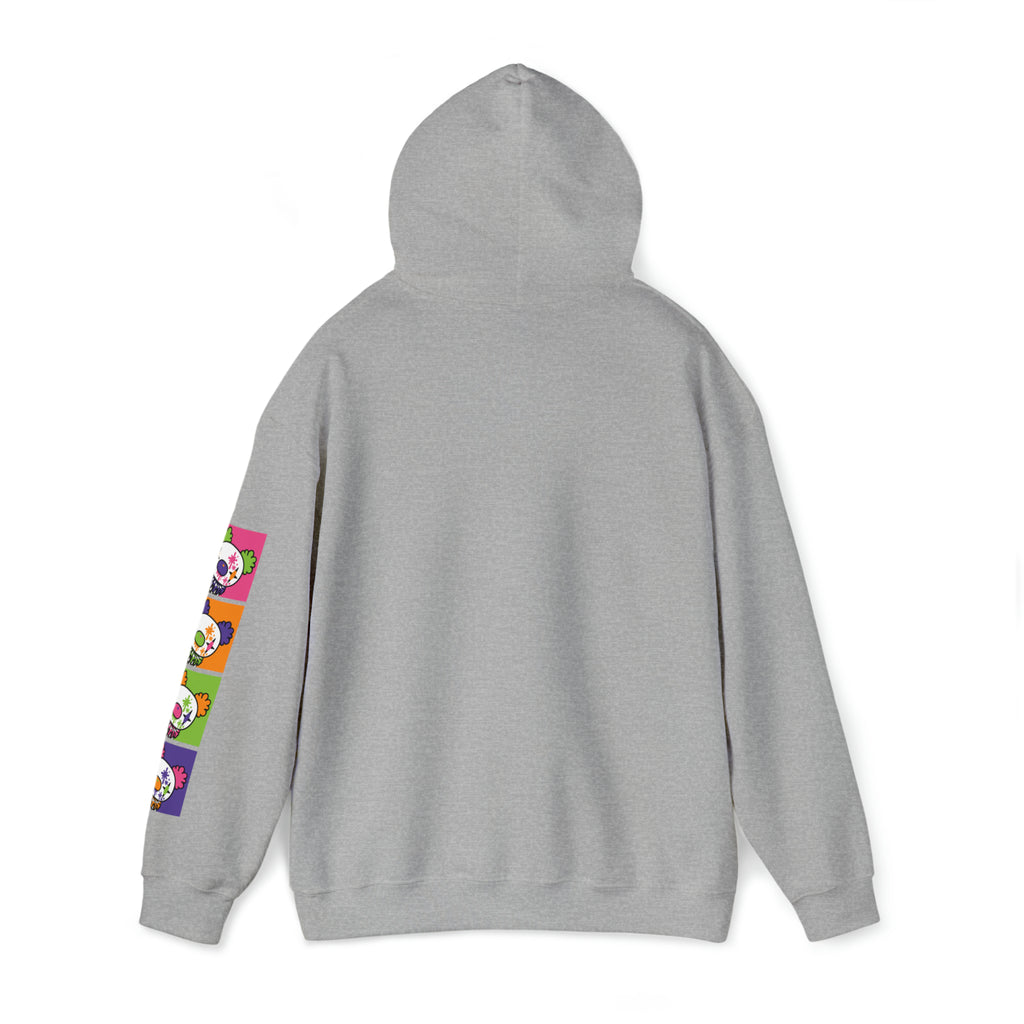 Gloomy Clown Multicolor Unisex Hooded Sweatshirt