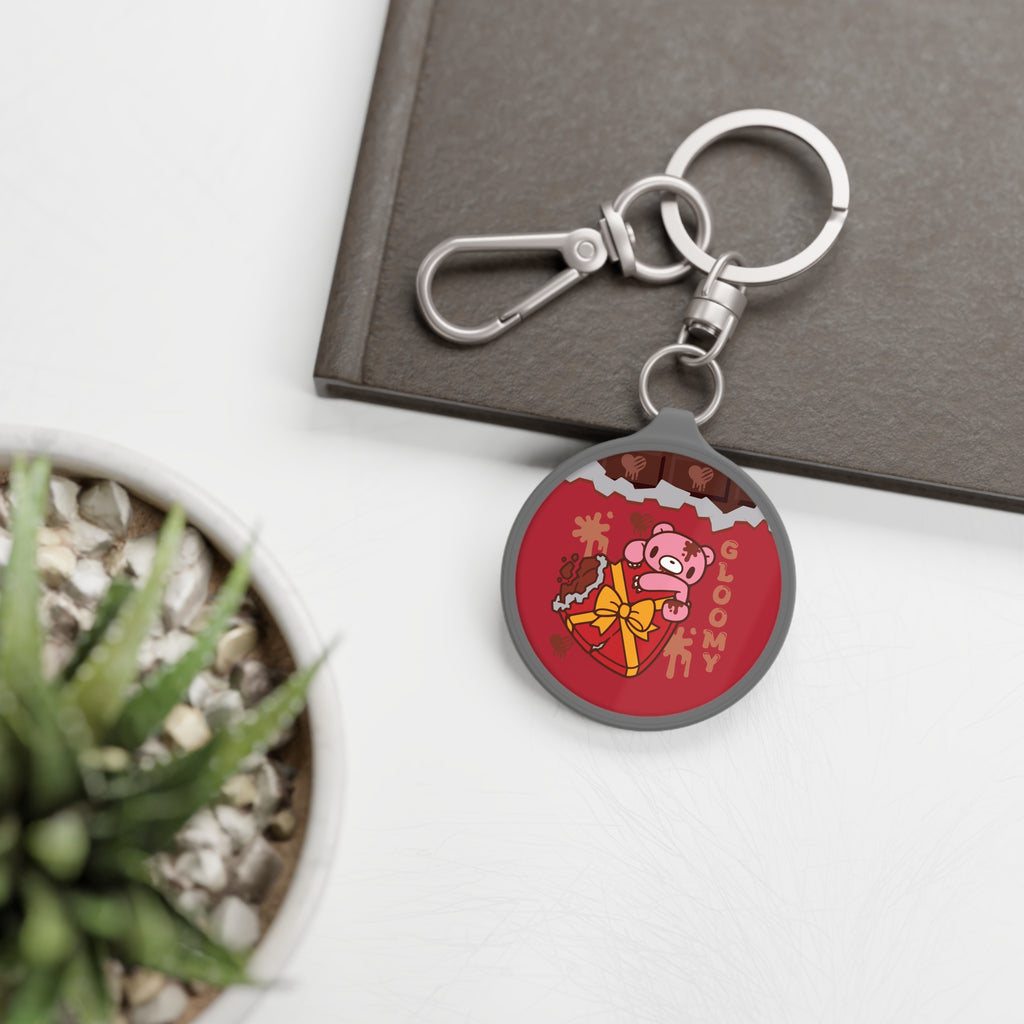 Gloomy Valentine Keyring Tag