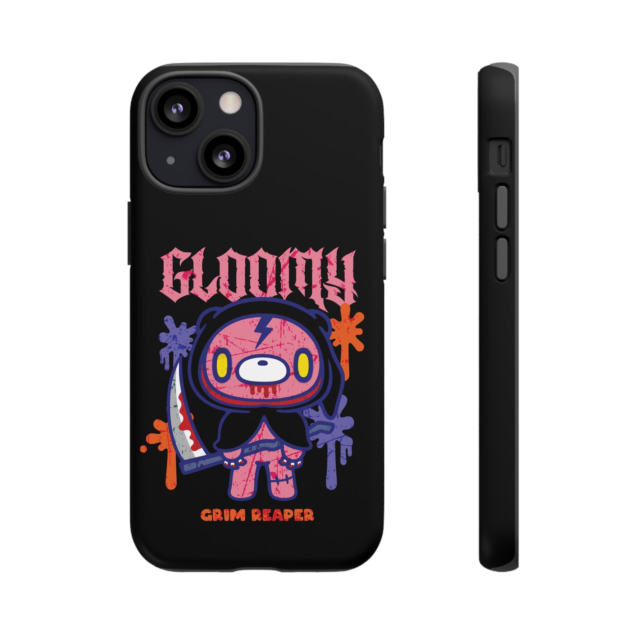 Gloomy bear Halloween grim reaper Phone Case