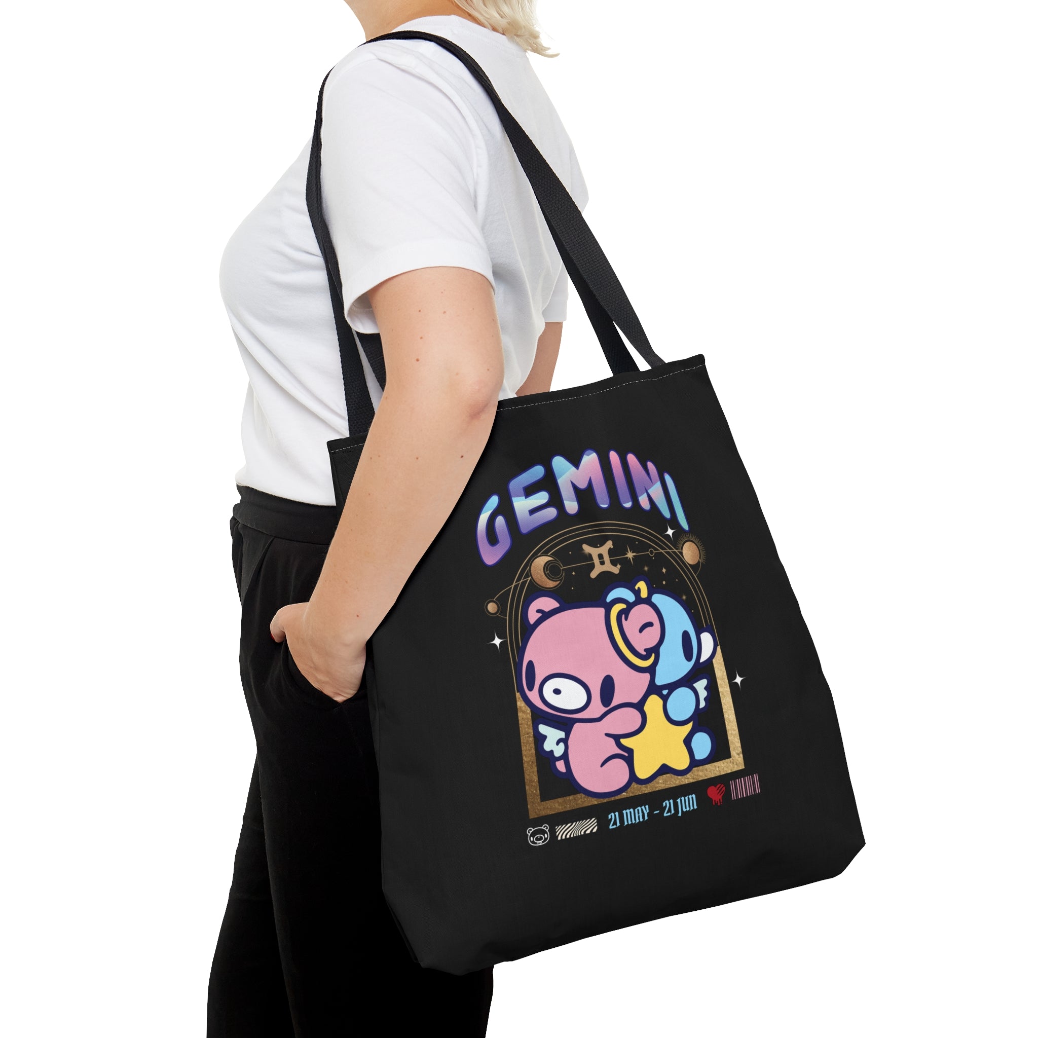 Gloomy Gemini zodiac Tote Bag