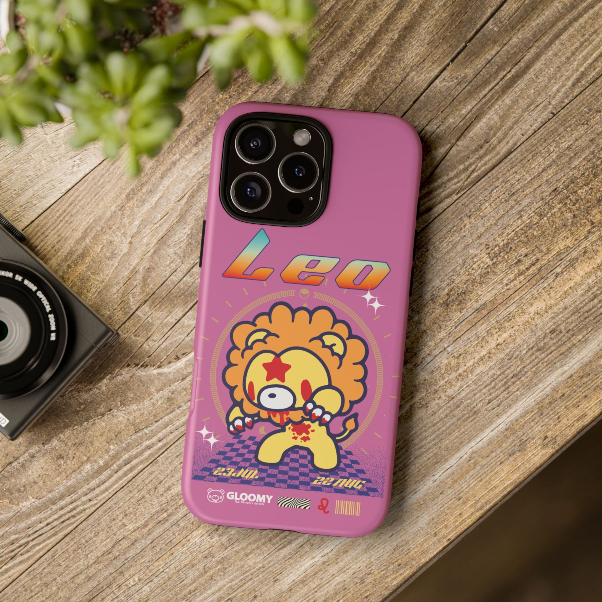 Zodiac Leo gloomy bear Phone Case