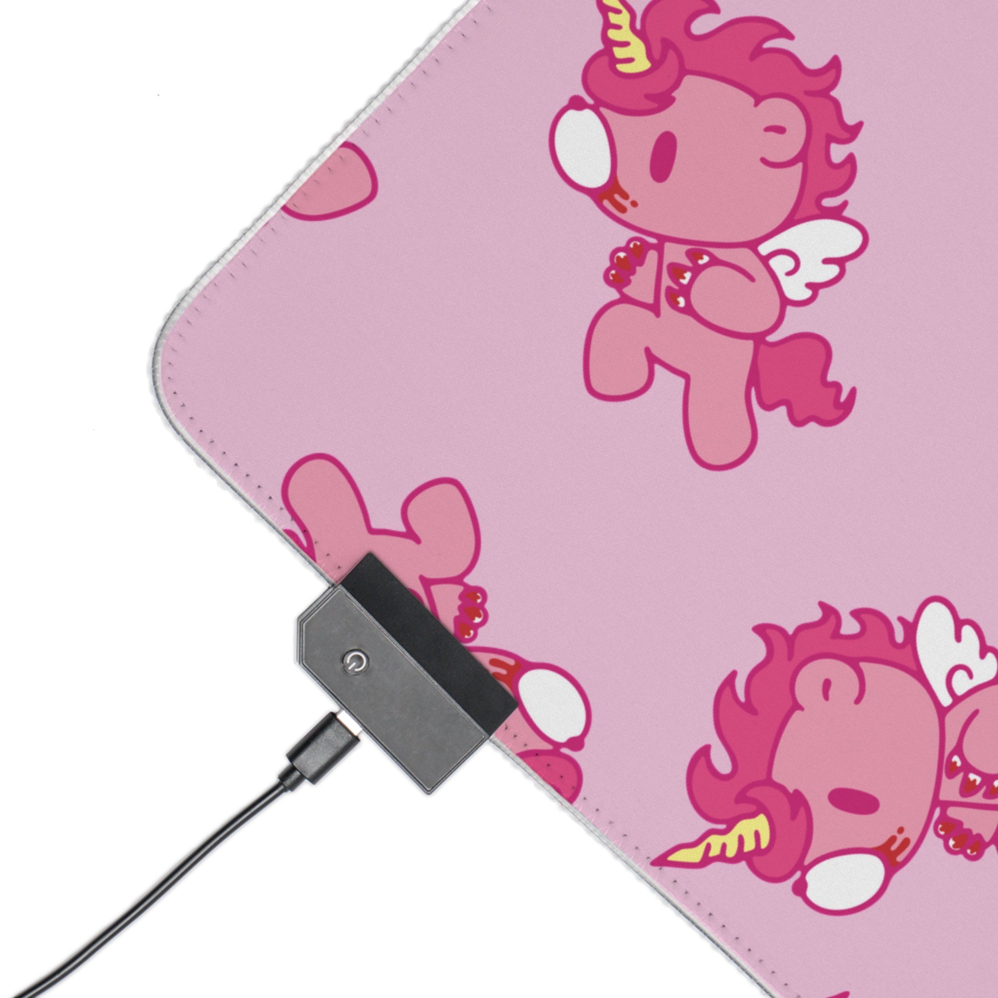 Fire Horse Gloomy Bear LED Gaming Mouse Pad