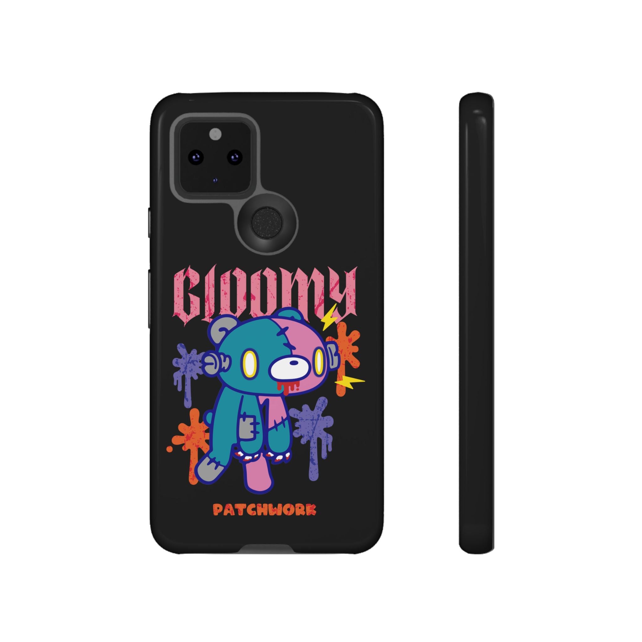 gloomy bear Halloween patchwork Phone Case