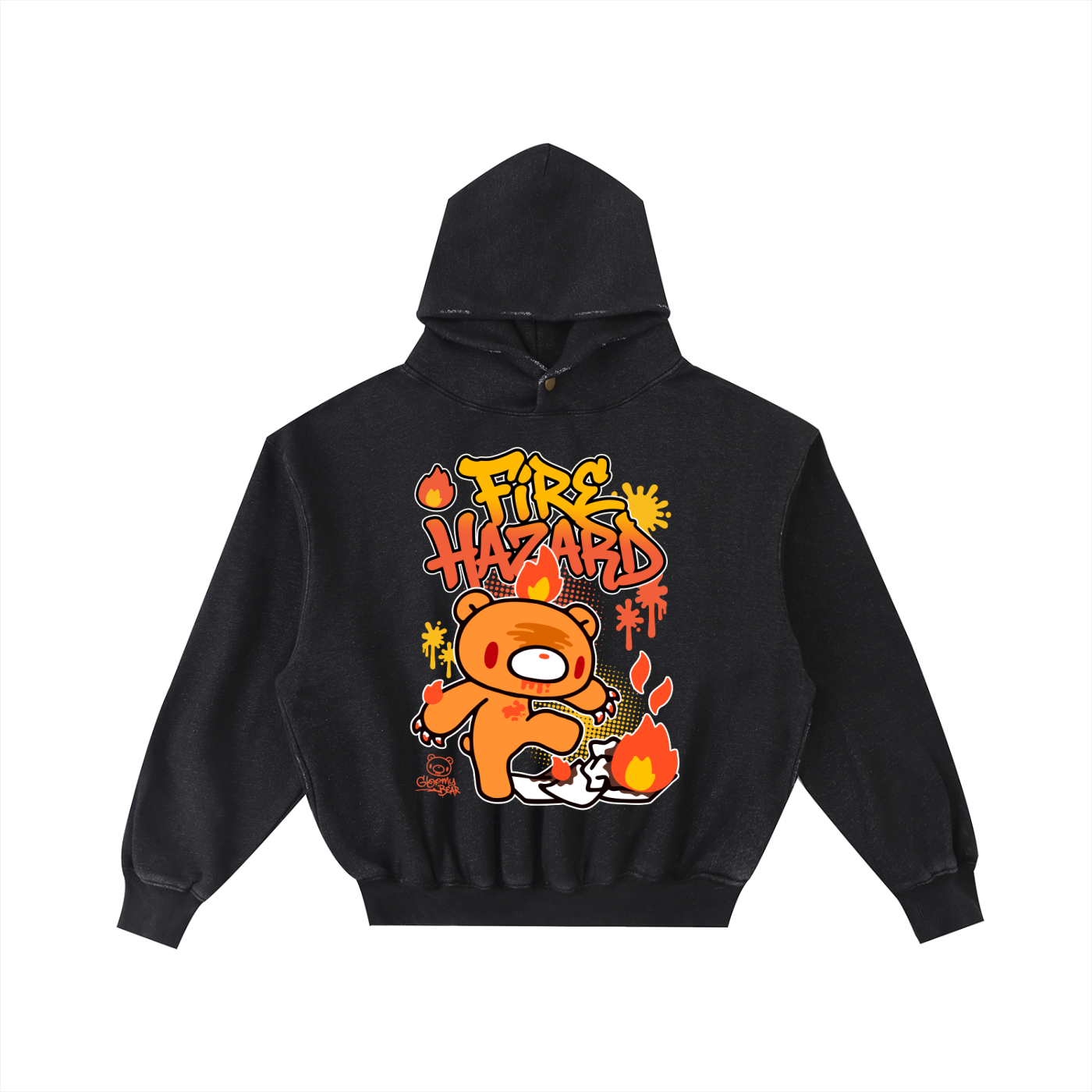 Gloomy Trash Collections Washed Fleece Hoodie