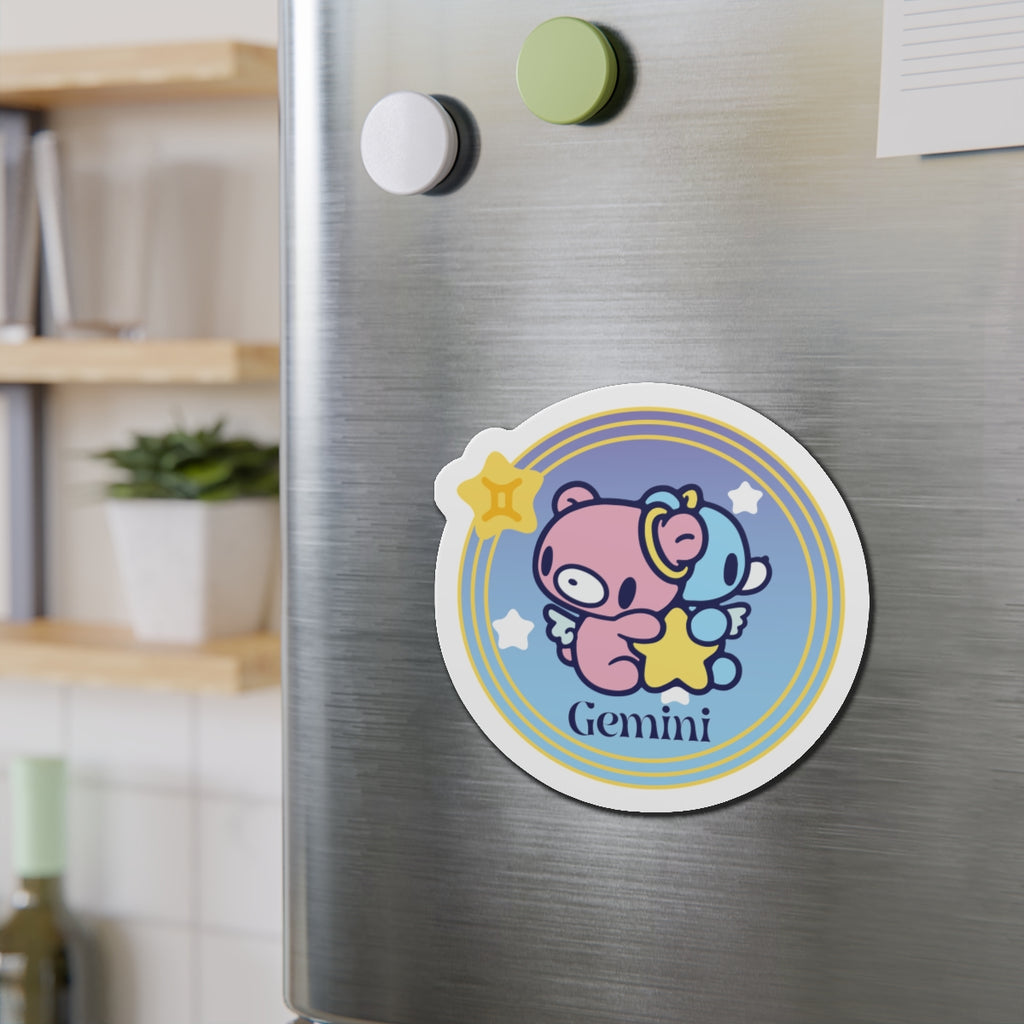 Gloomy gemini Zodiac  Die-Cut Magnets