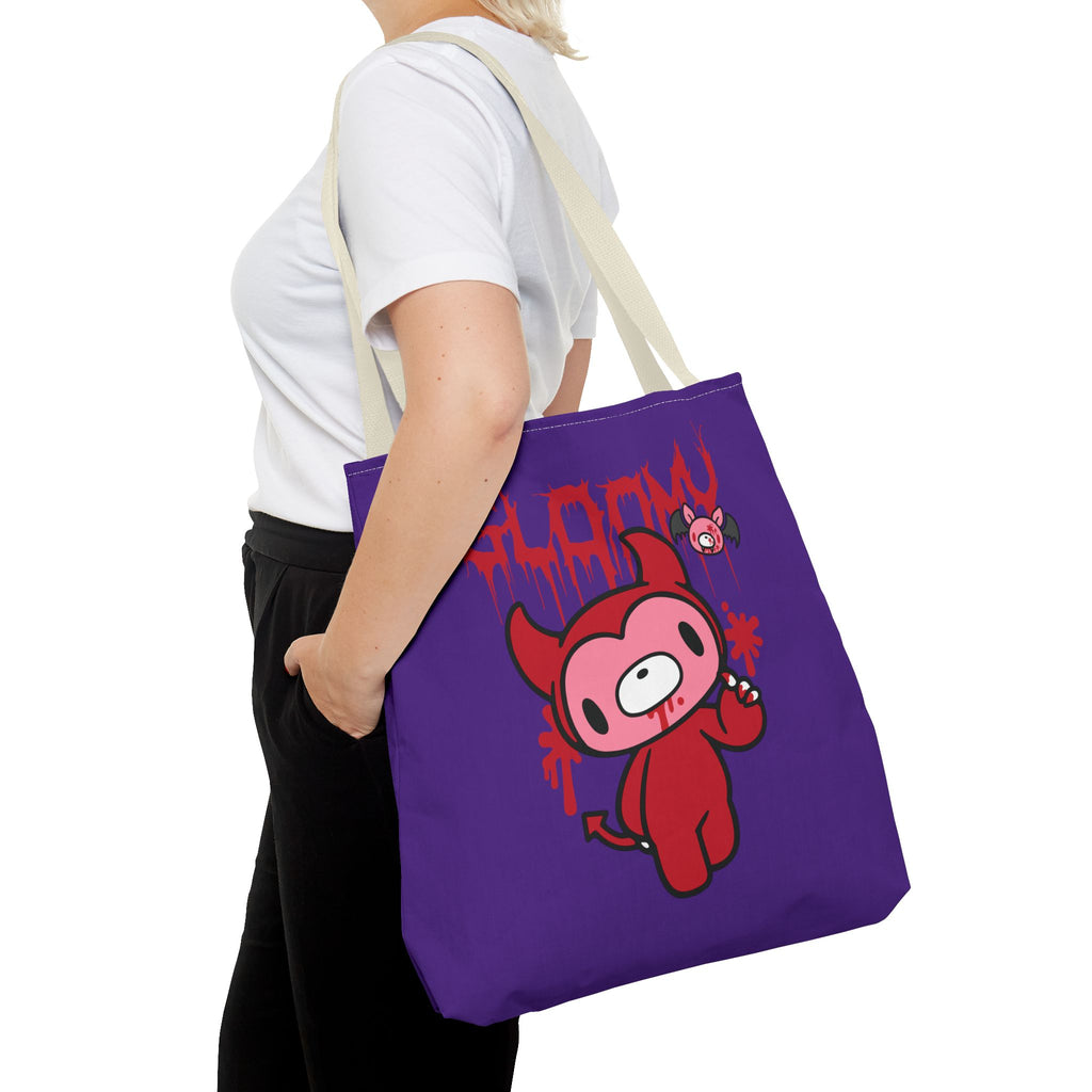 Gloomy Bear Halloween Devil Tote Bag - 2024