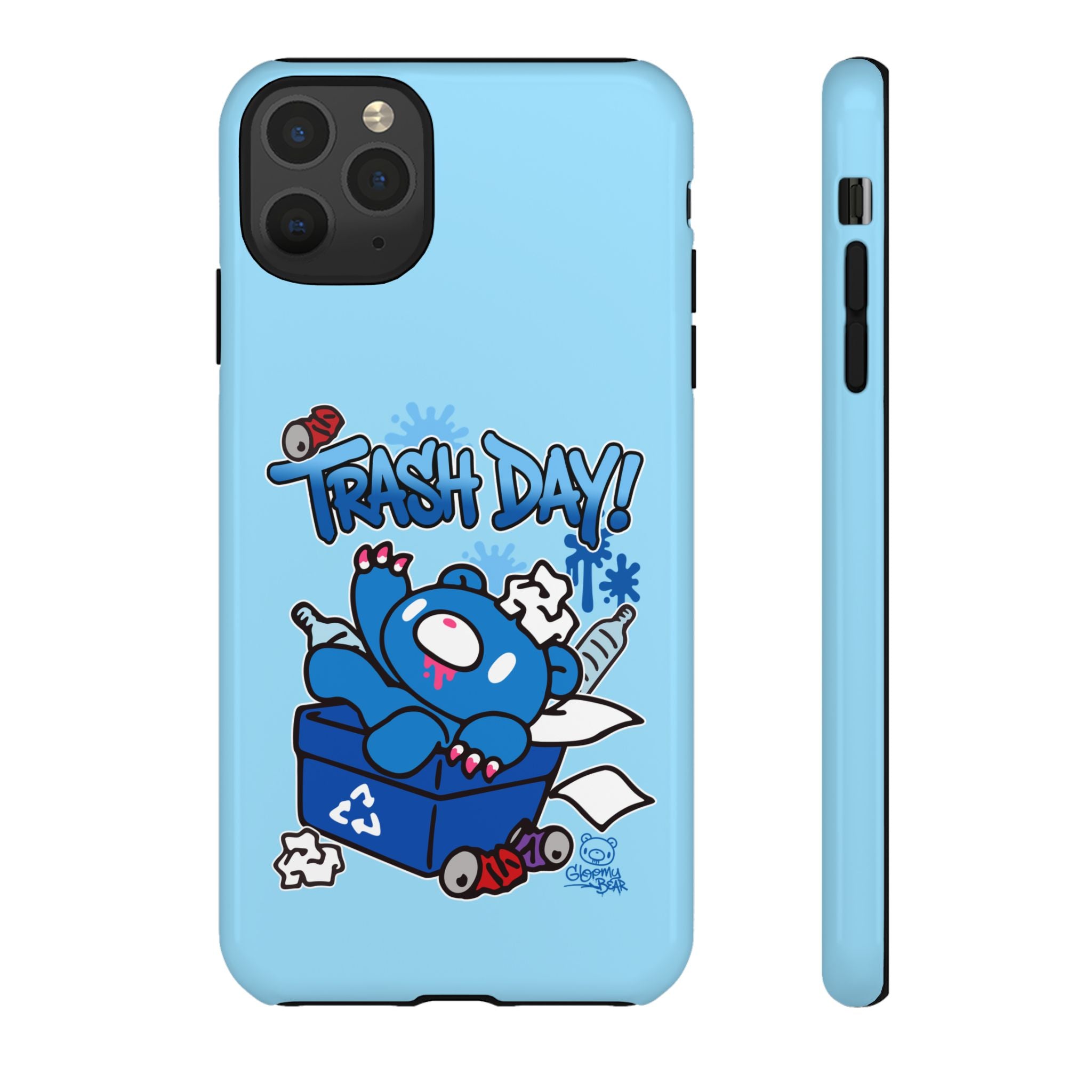 Gloomy trash day Phone Case