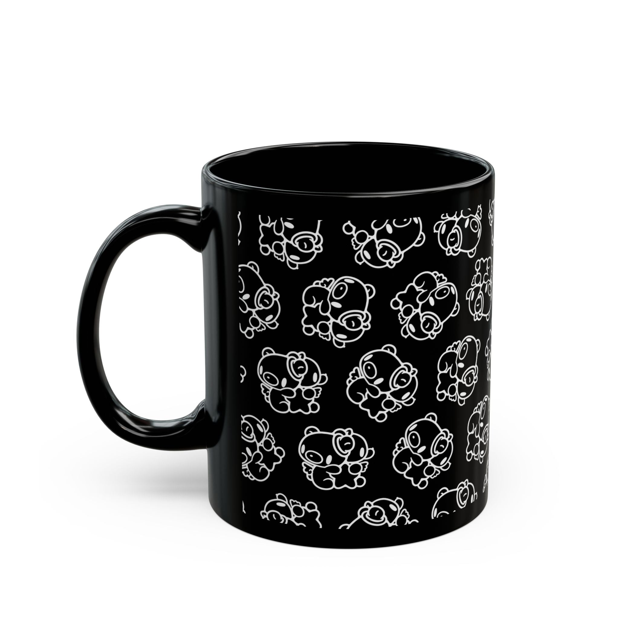 gloomy gemini zodiac Black Mug (11oz, 15oz)