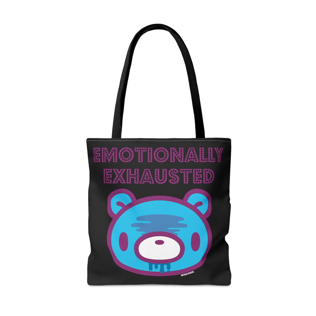 Emotionally Exhausted Gloomy Black Tote