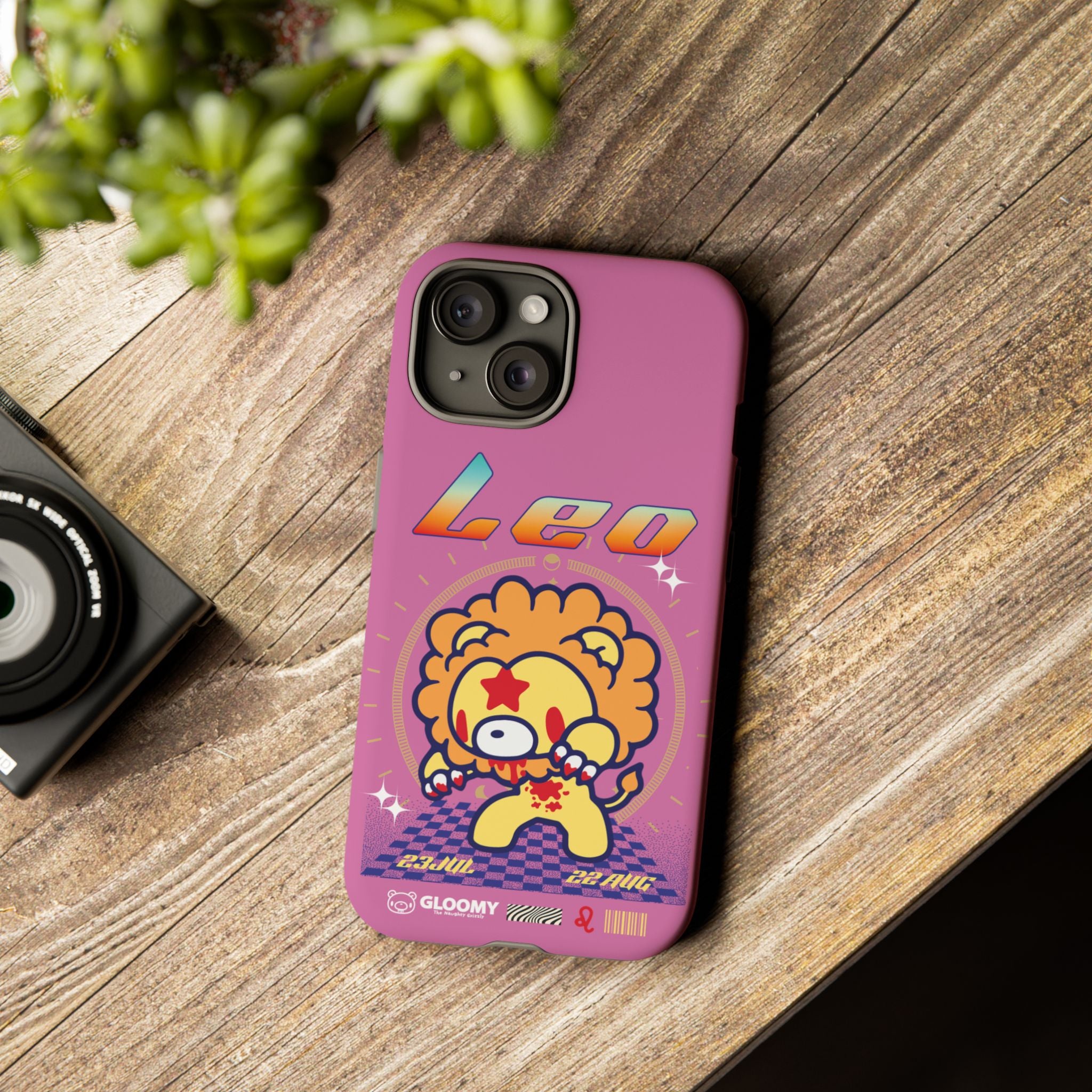 Zodiac Leo gloomy bear Phone Case