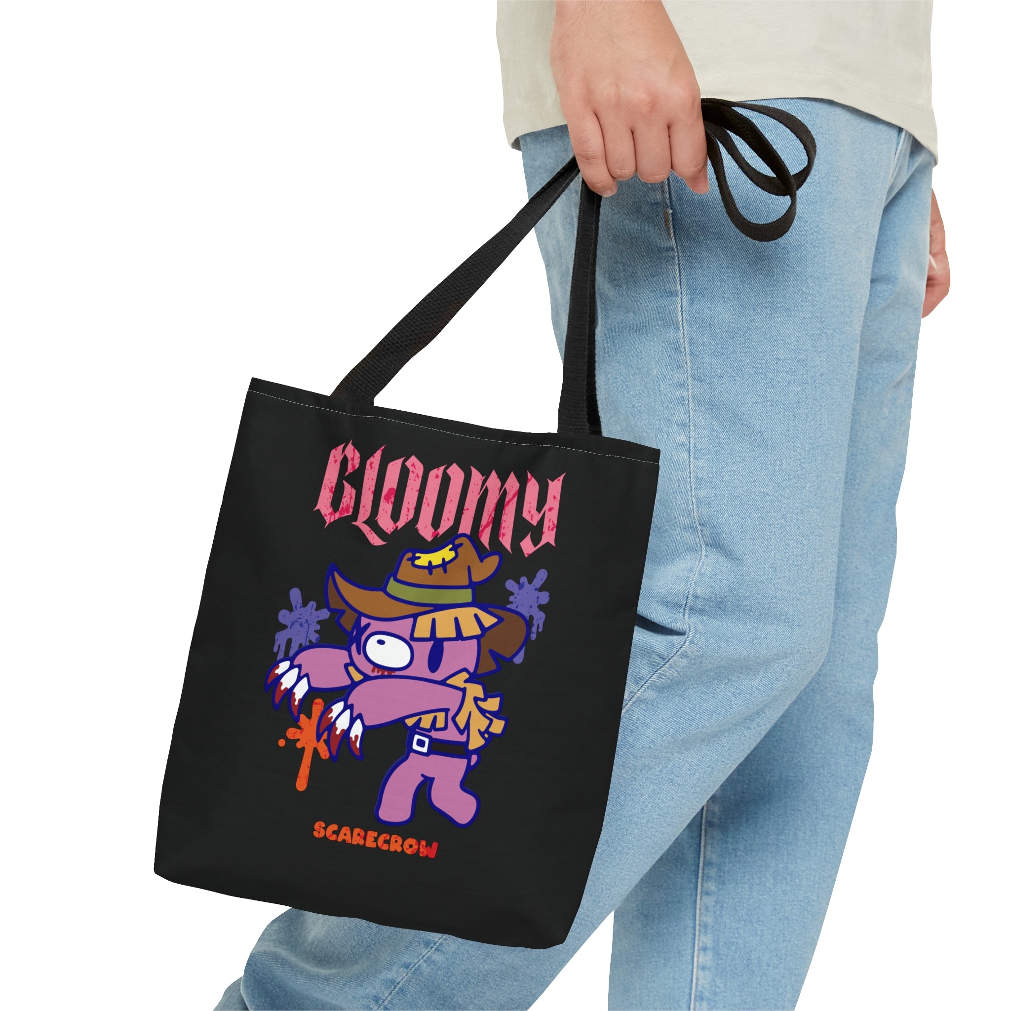 Gloomy Halloween ScareCrow Tote Bag