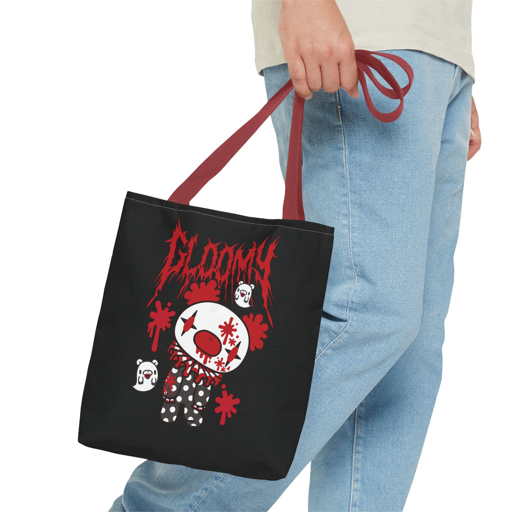 Gloomy Bear Halloween Sletchy Coown Tote Bag - 2024