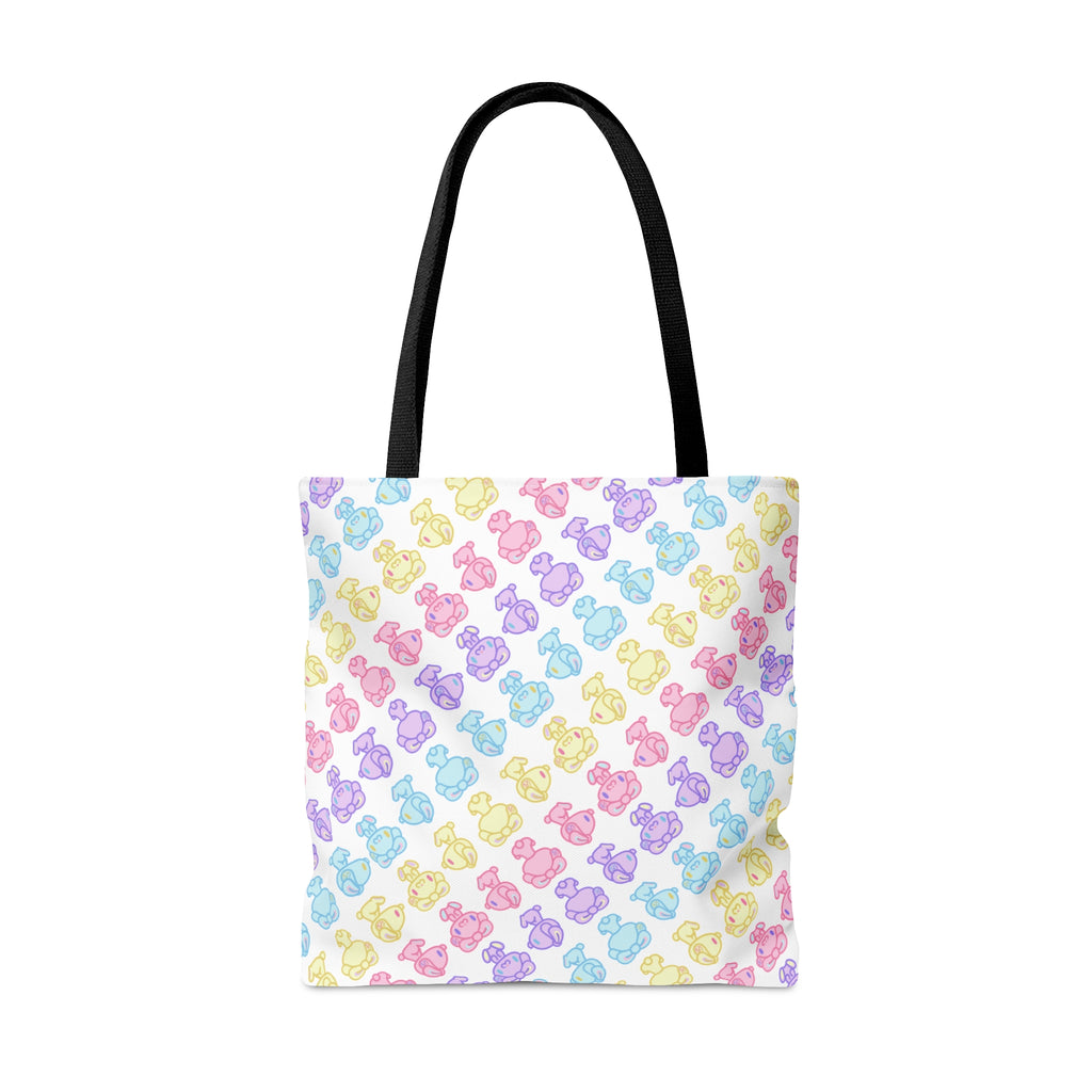 Rotating Pastel All Purpose Bunny Tote Bag