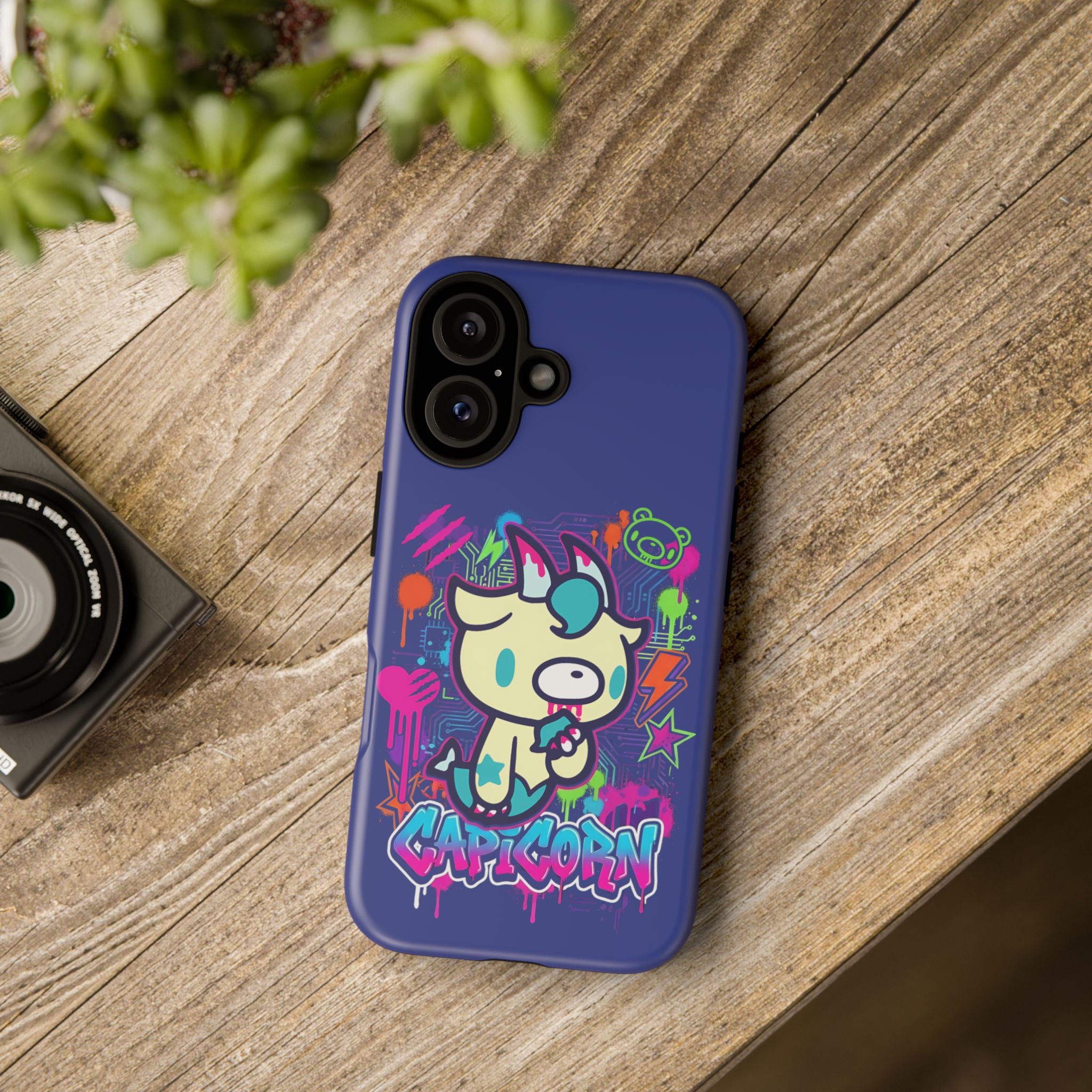 Zodiac Capricorn Gloomy Bear Phone Case