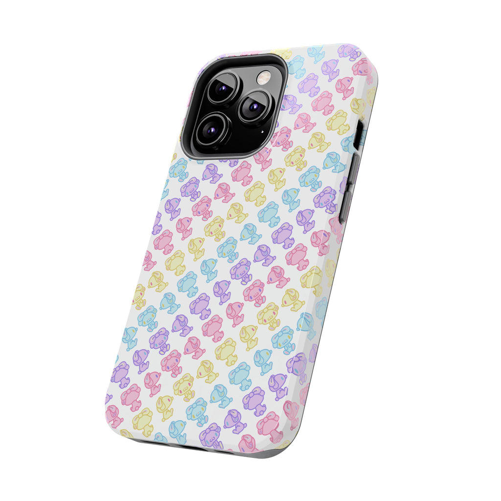 Rotating Pastel All Purpose Bunny - iPhone Case