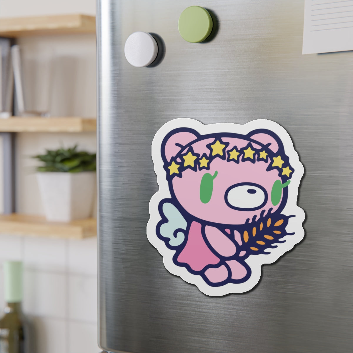 Zodiac Virgo Gloomy Die-Cut Magnets