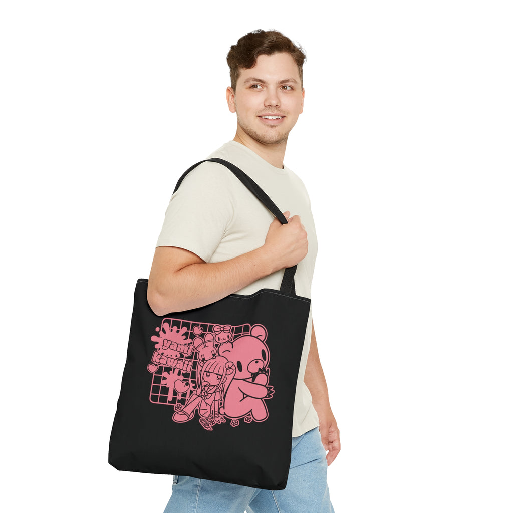 MENHERACHAN x GLOOMY BEAR Yami Kawaii Tote Bag