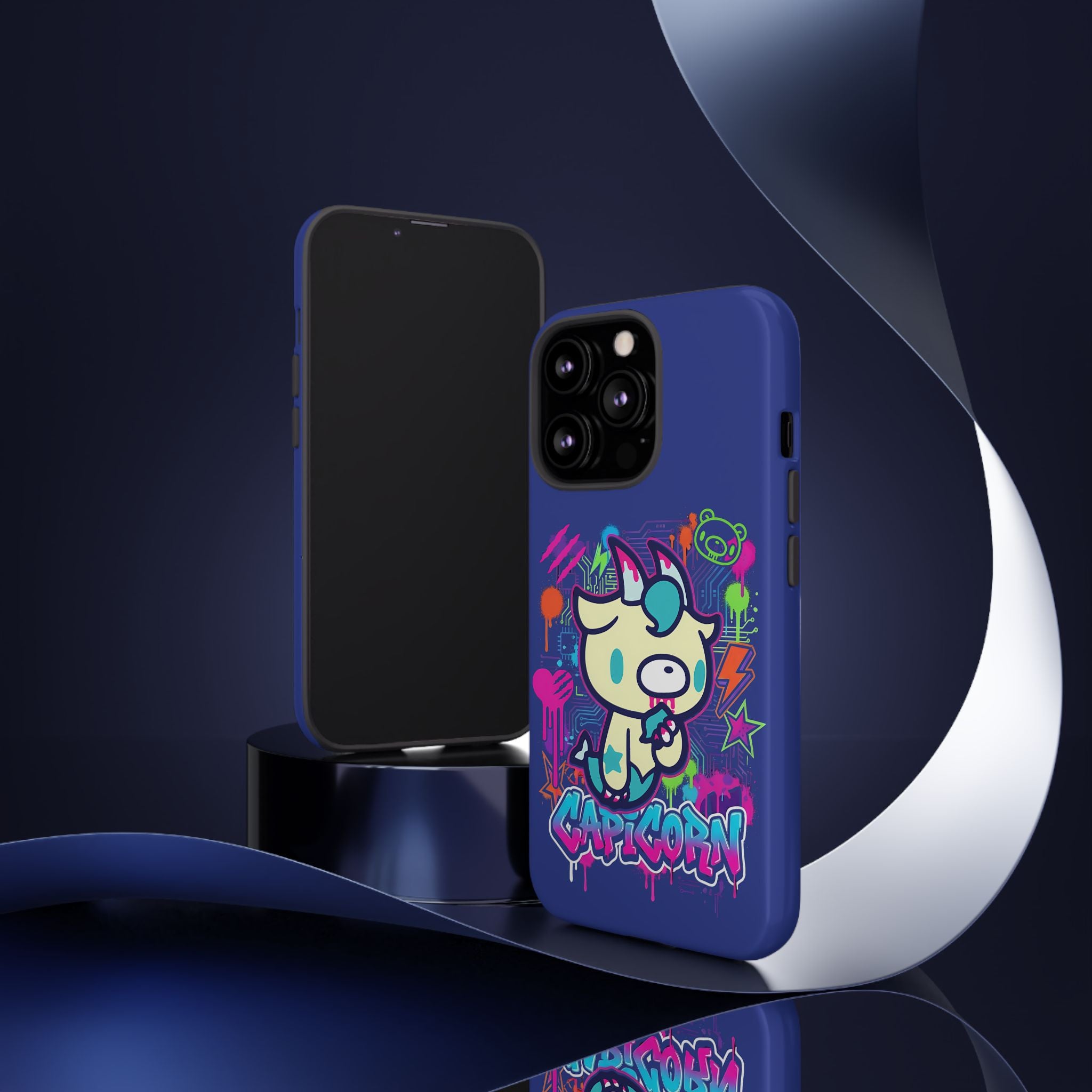 Zodiac Capricorn Gloomy Bear Phone Case