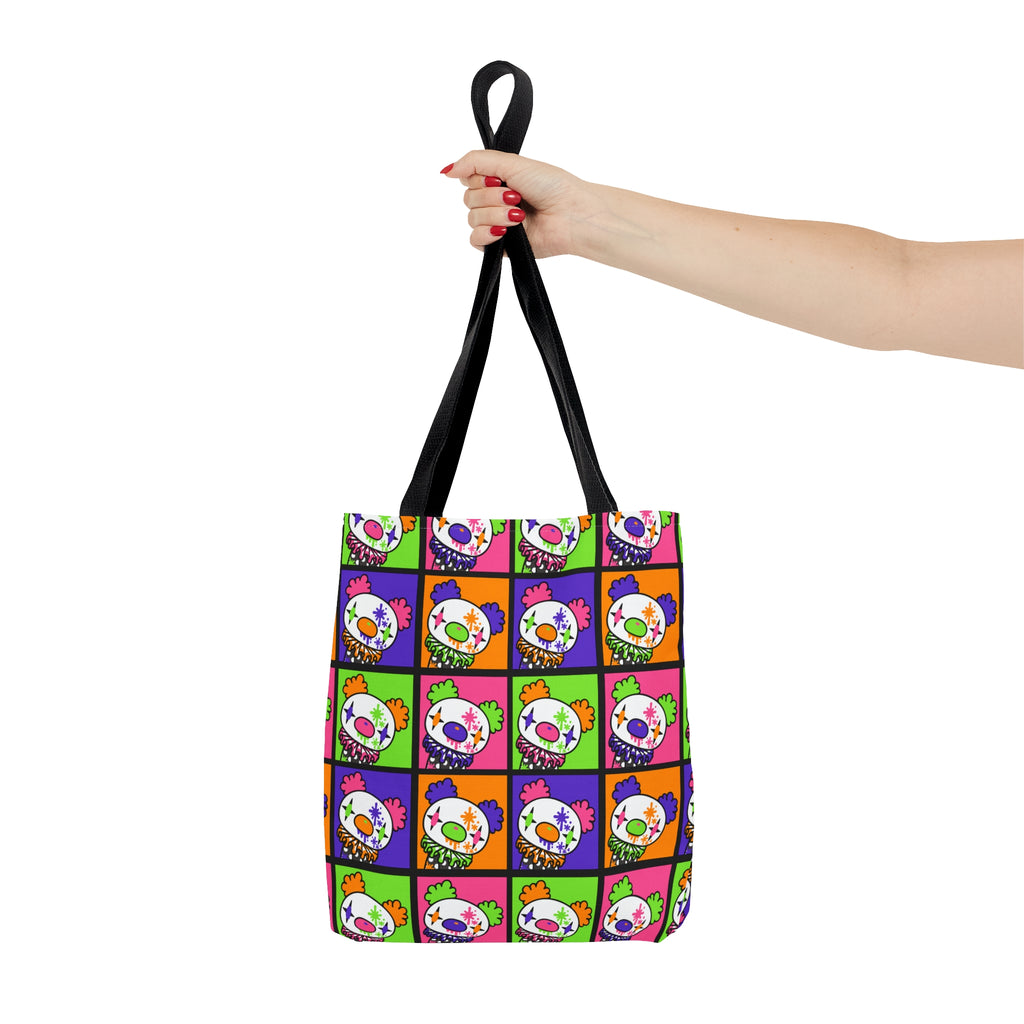 Gloomy Clown Multicolor Tote Bag