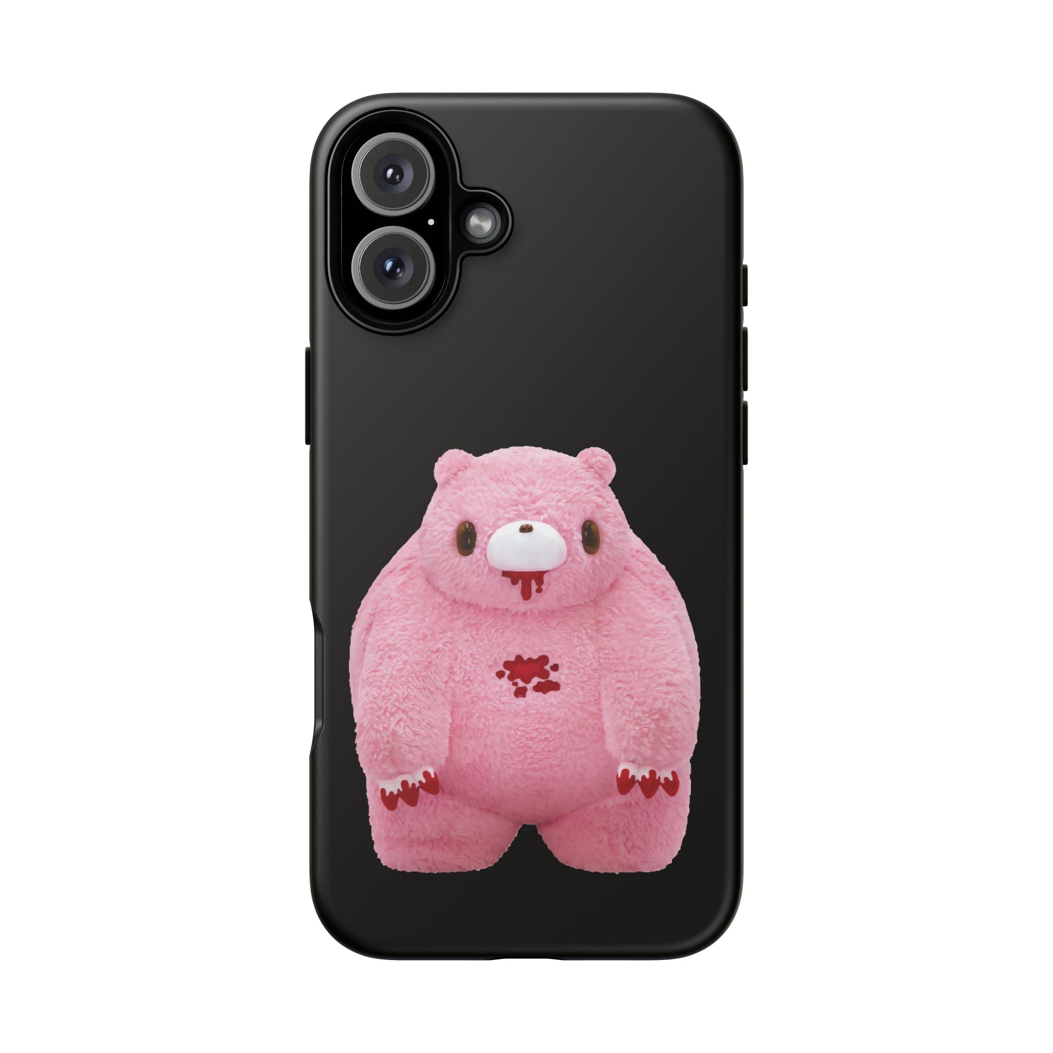 Chubby Gloomy Plush Tough Phone Case