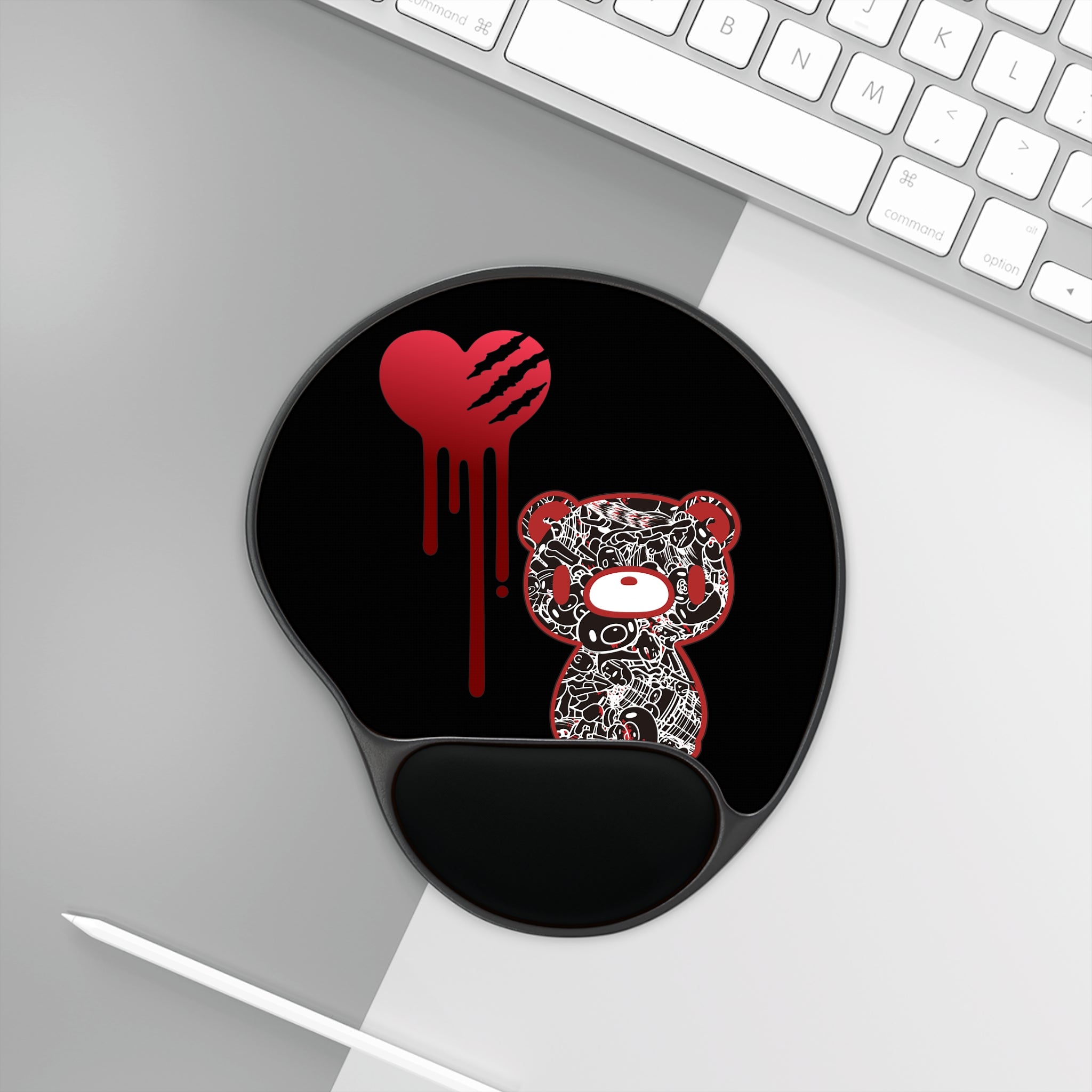 Gloomy Hearth Mouse Pad With Wrist Rest