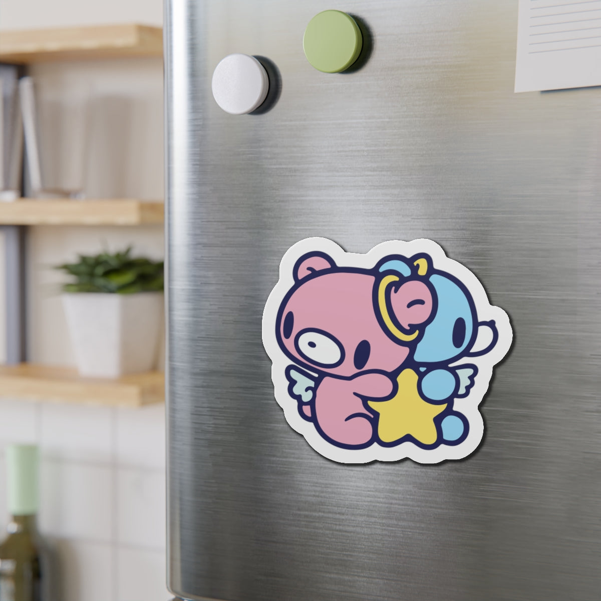 Gloomy gemini Zodiac  Die-Cut Magnets