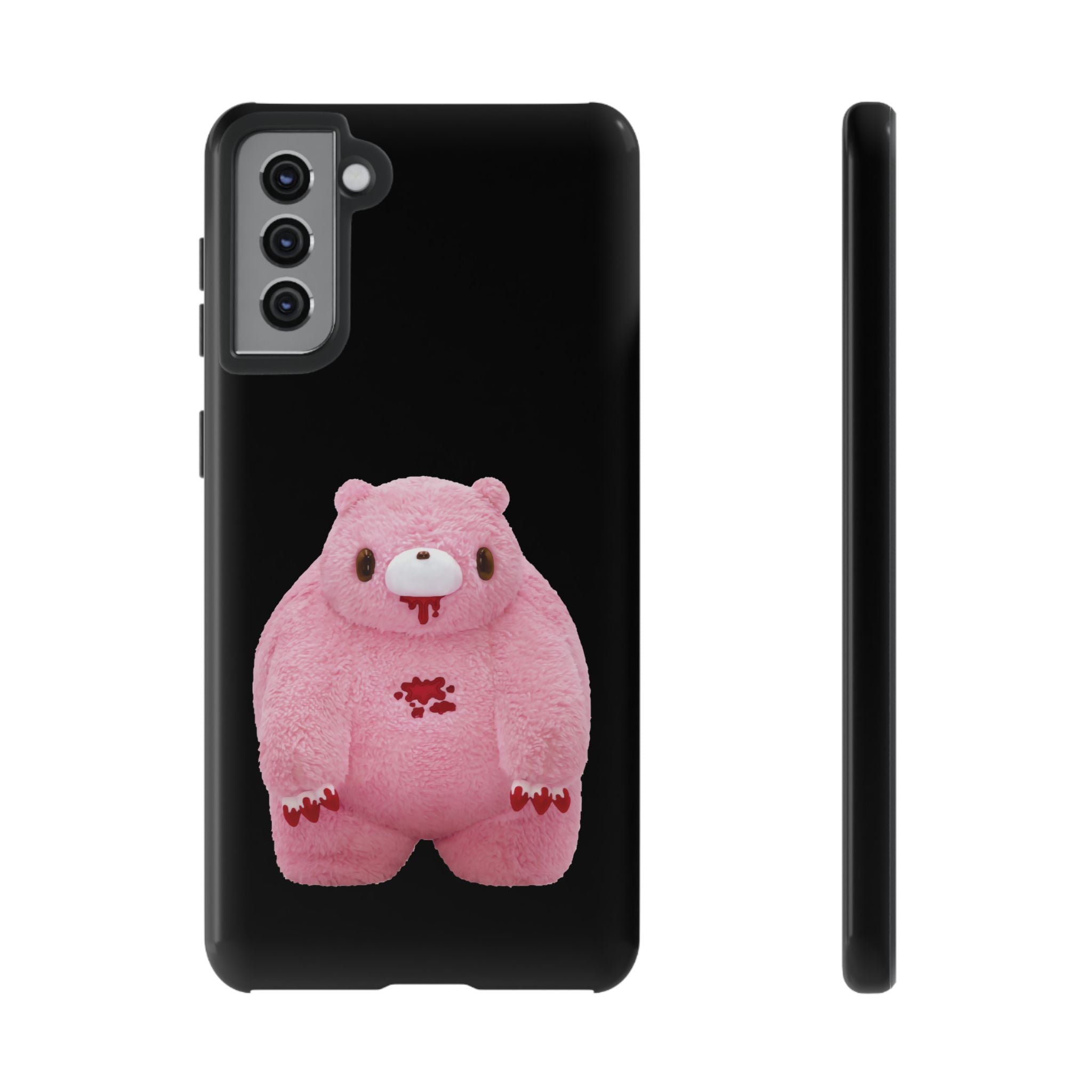 Chubby Gloomy Plush Tough Phone Case