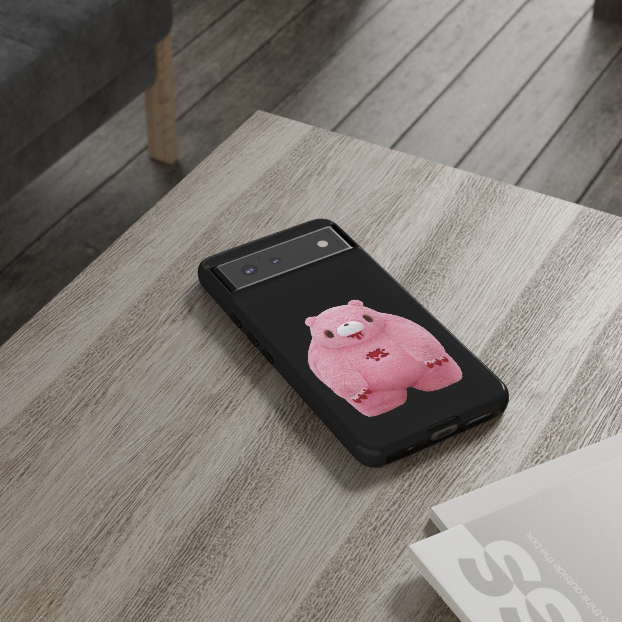 Chubby Gloomy Plush Tough Phone Case