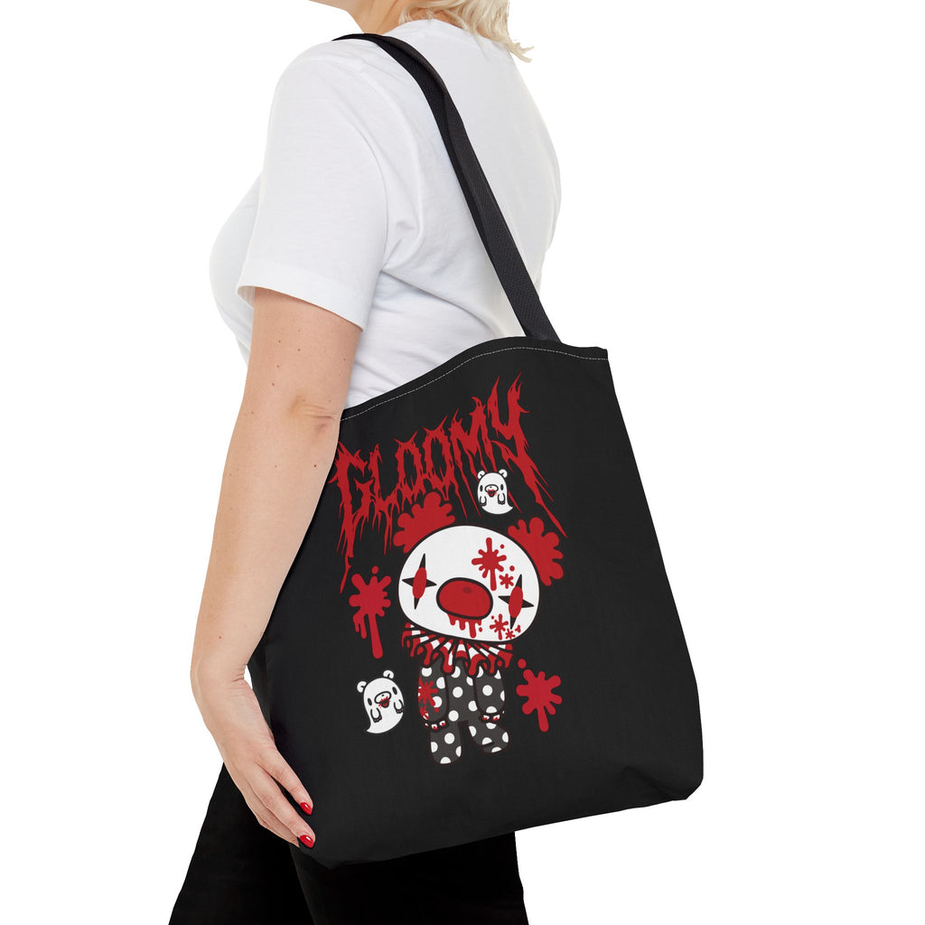 Gloomy Bear Halloween Sletchy Coown Tote Bag - 2024