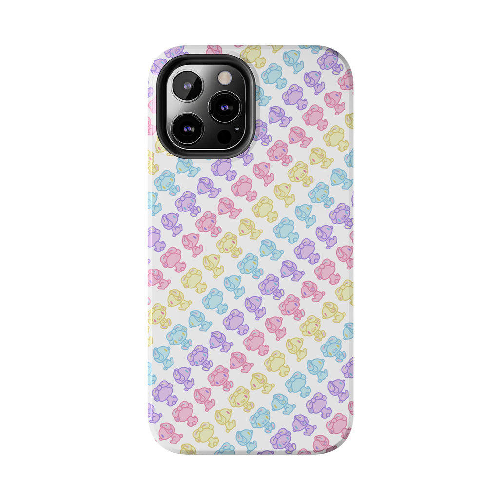 Rotating Pastel All Purpose Bunny - iPhone Case