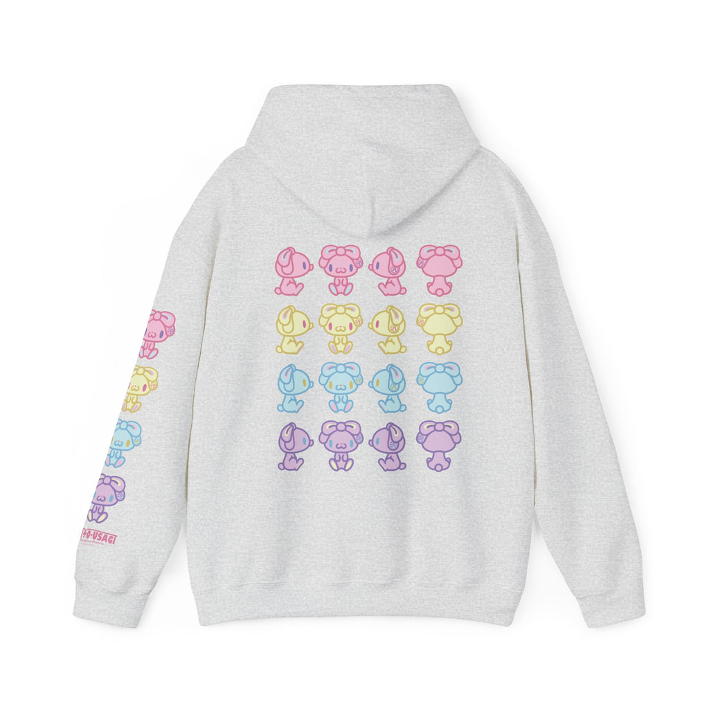 Pastel Pals All Purpose Bunny Unisex Hooded Sweatshirt