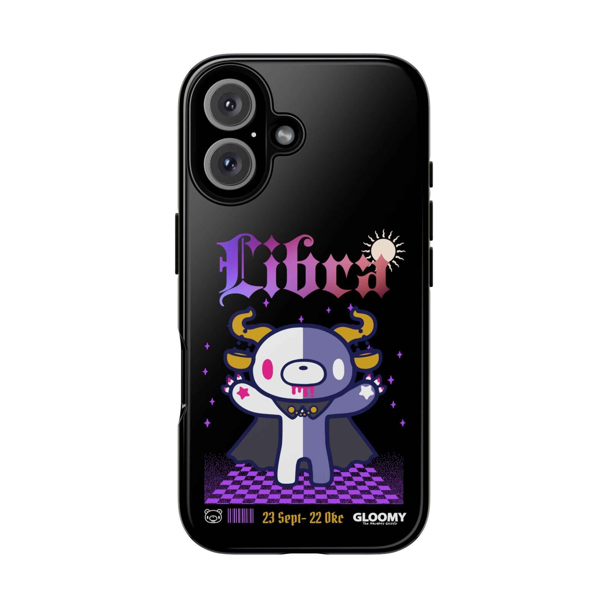gloomy bear libra zodiac Phone Case