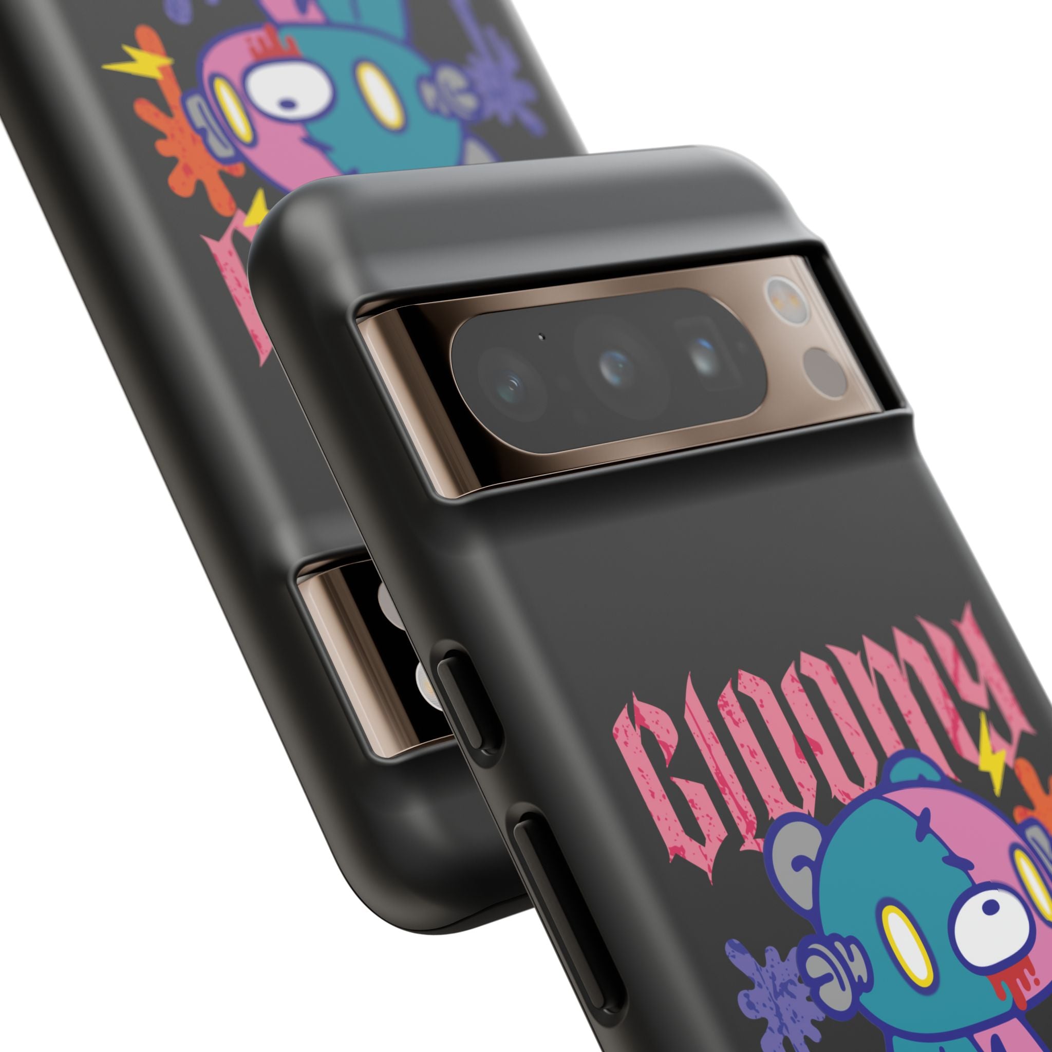 gloomy bear Halloween patchwork Phone Case