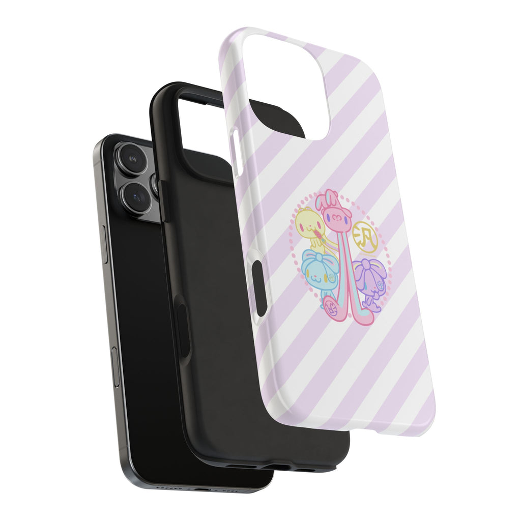 Group Pastel All Purpose Bunny - iPhone Case