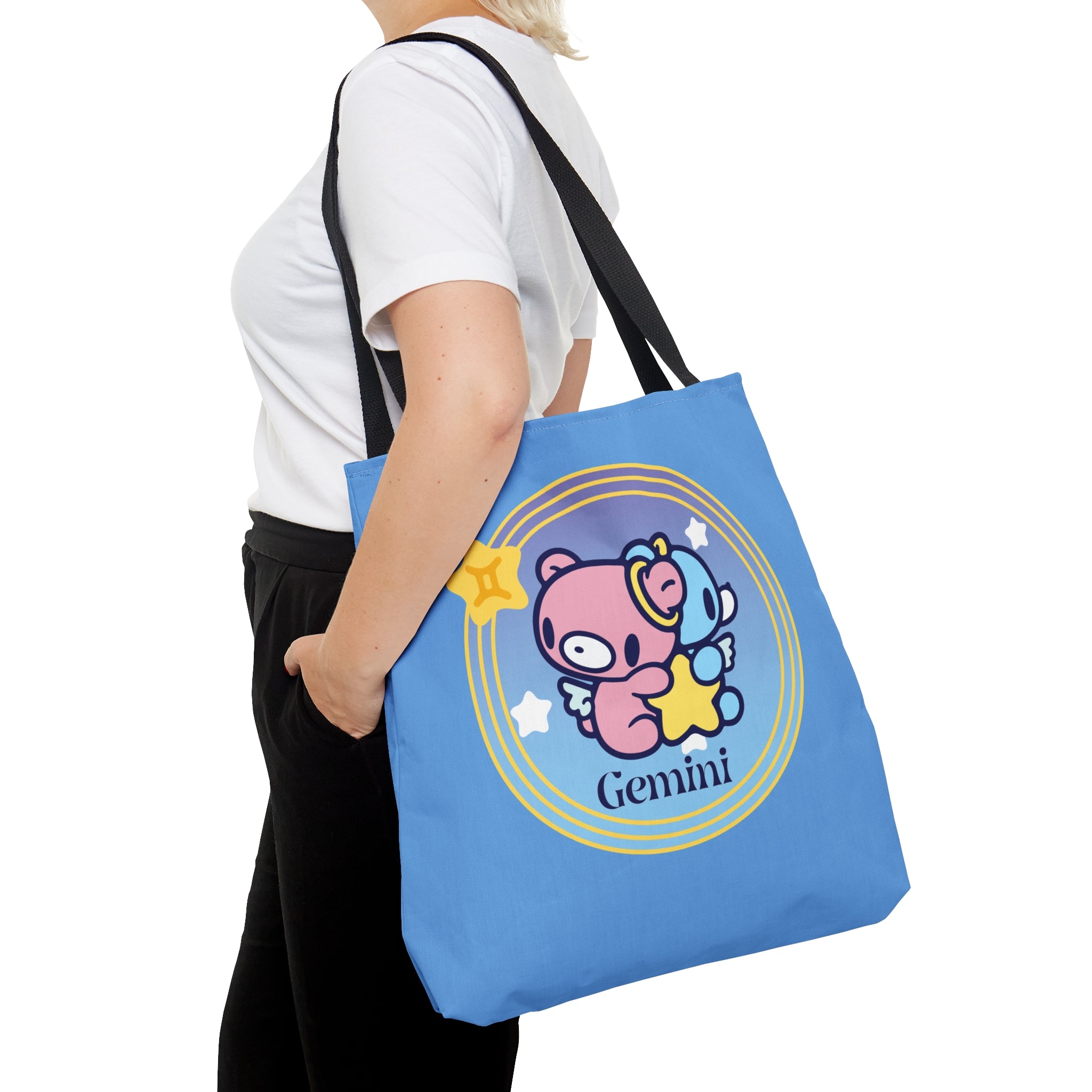 Gloomy Gemini zodiac Tote Bag
