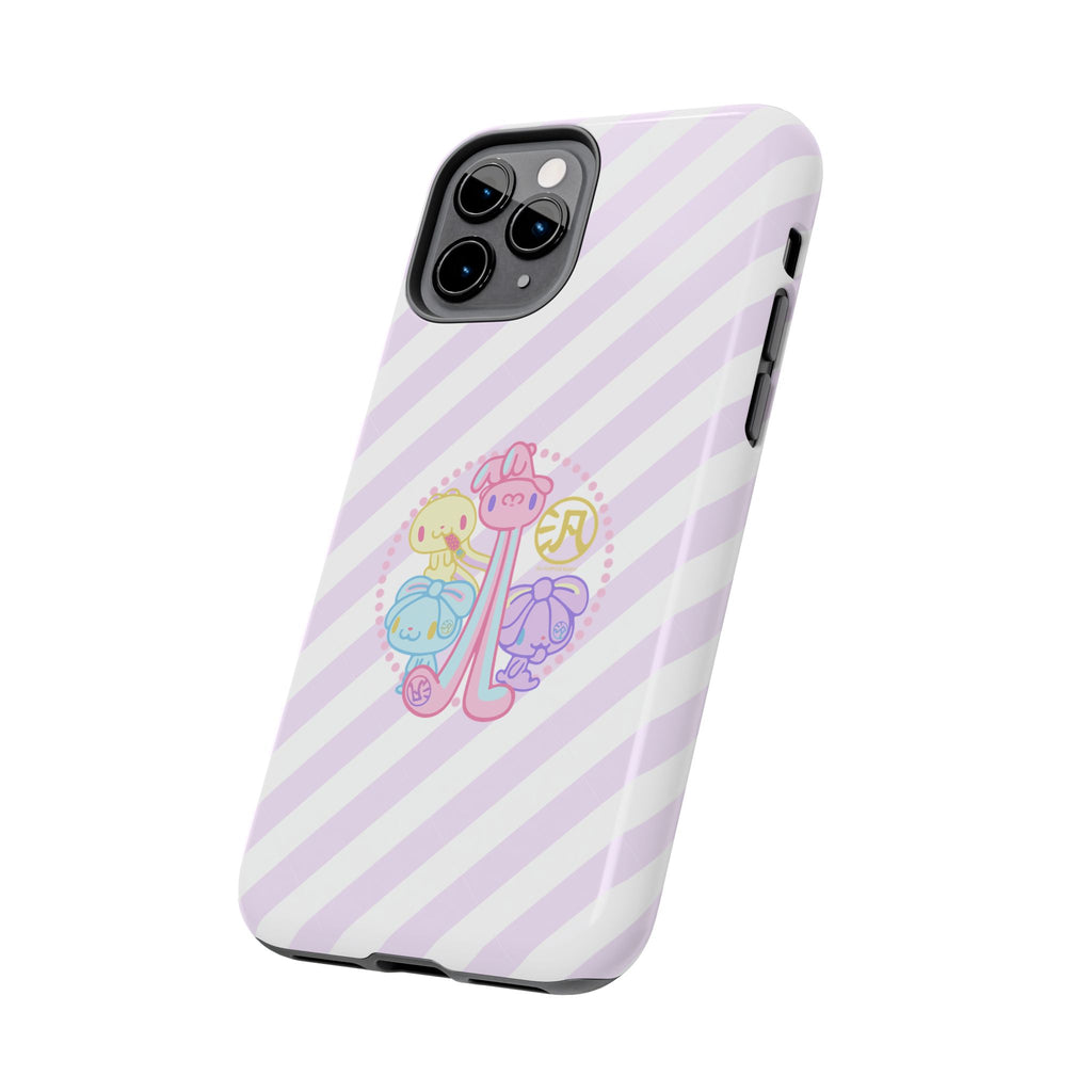 Group Pastel All Purpose Bunny - iPhone Case