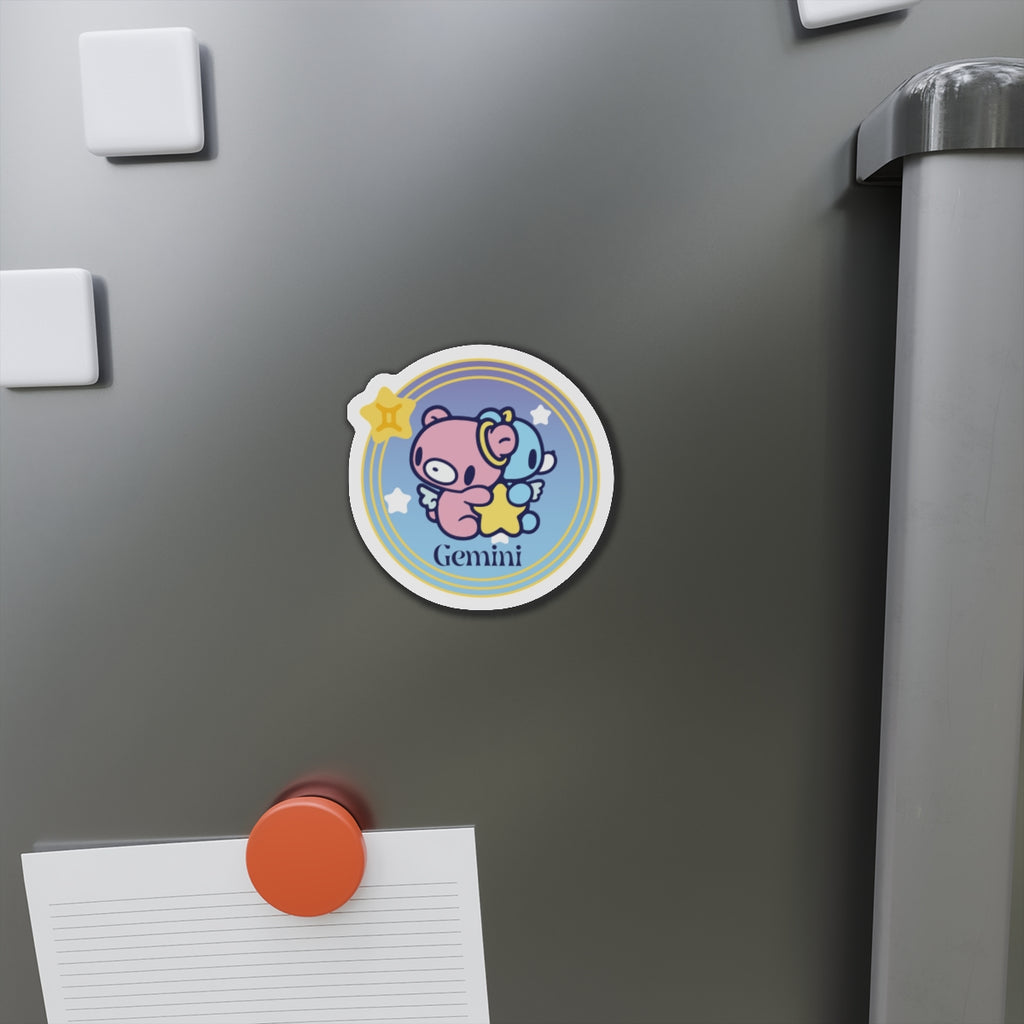 Gloomy gemini Zodiac  Die-Cut Magnets