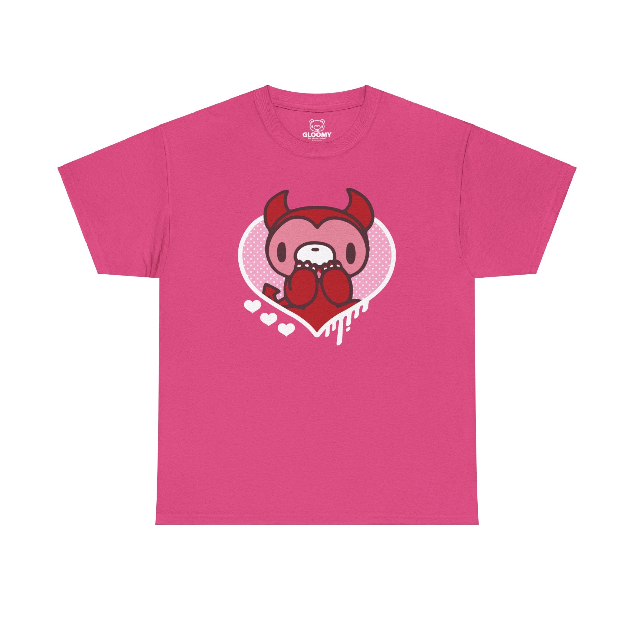Valentine's Day Devil Gloomy Bear Unisex Tee