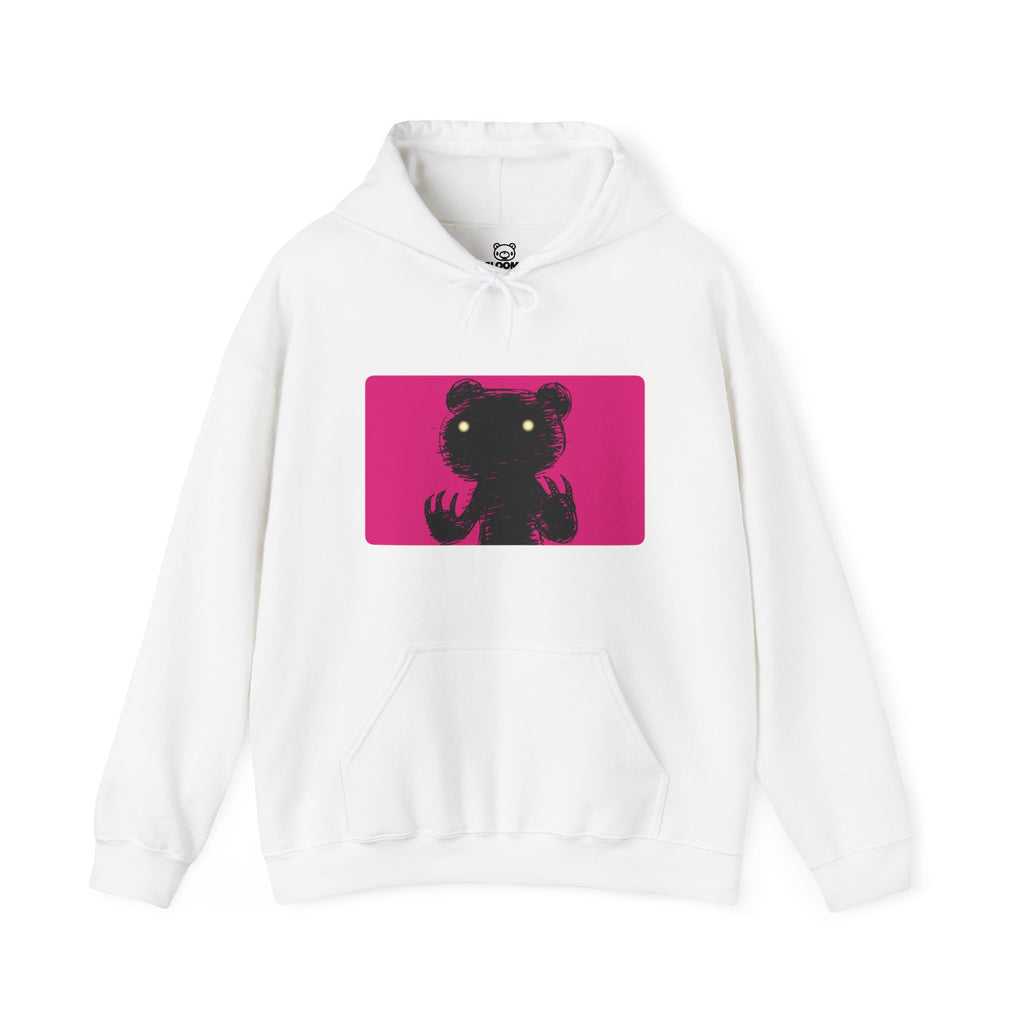 Pink Block Abstraction Gloomy Bear Unisex Hooded Sweatshirt