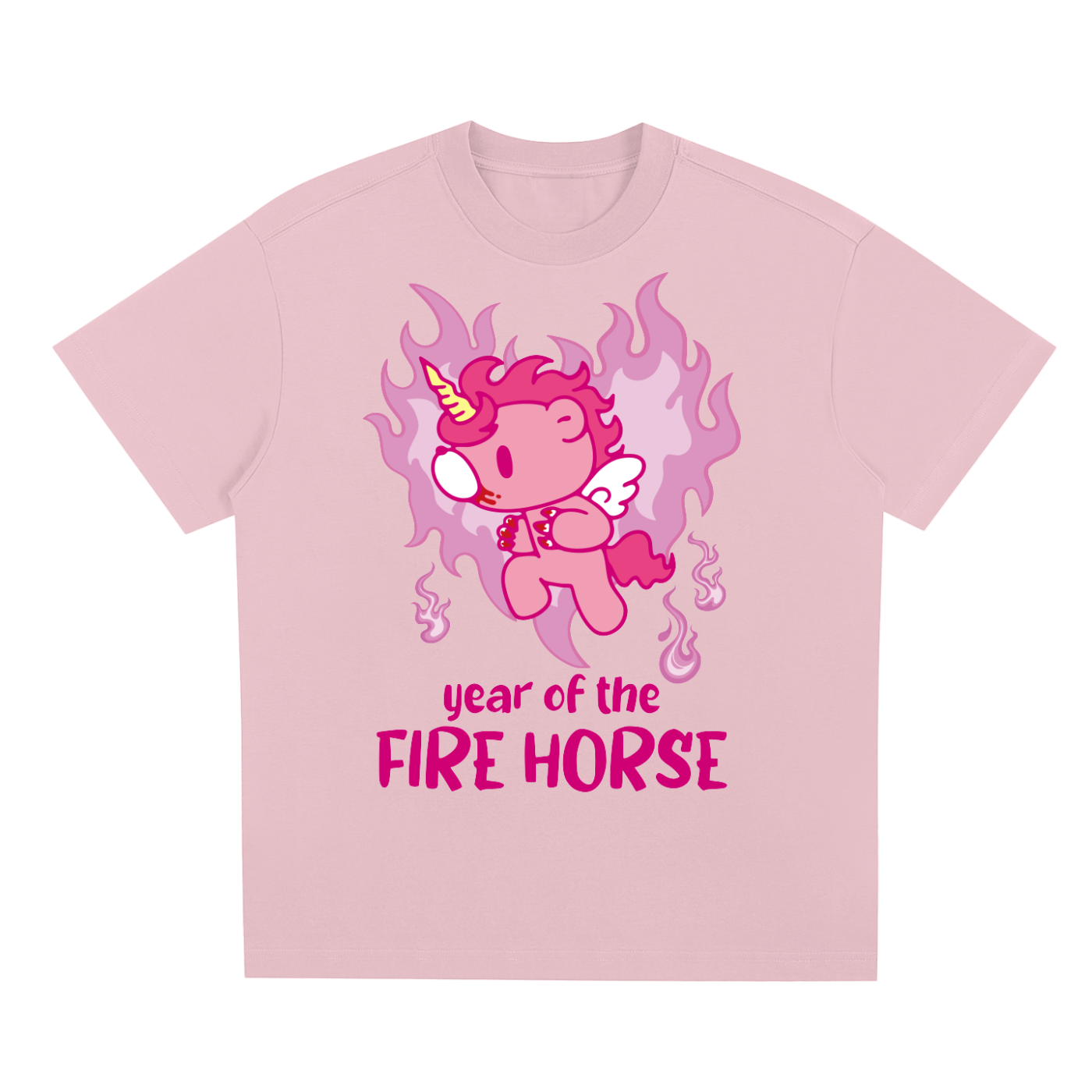 Gloomy Fire Horse Quick-Dry Cooling T-Shirt