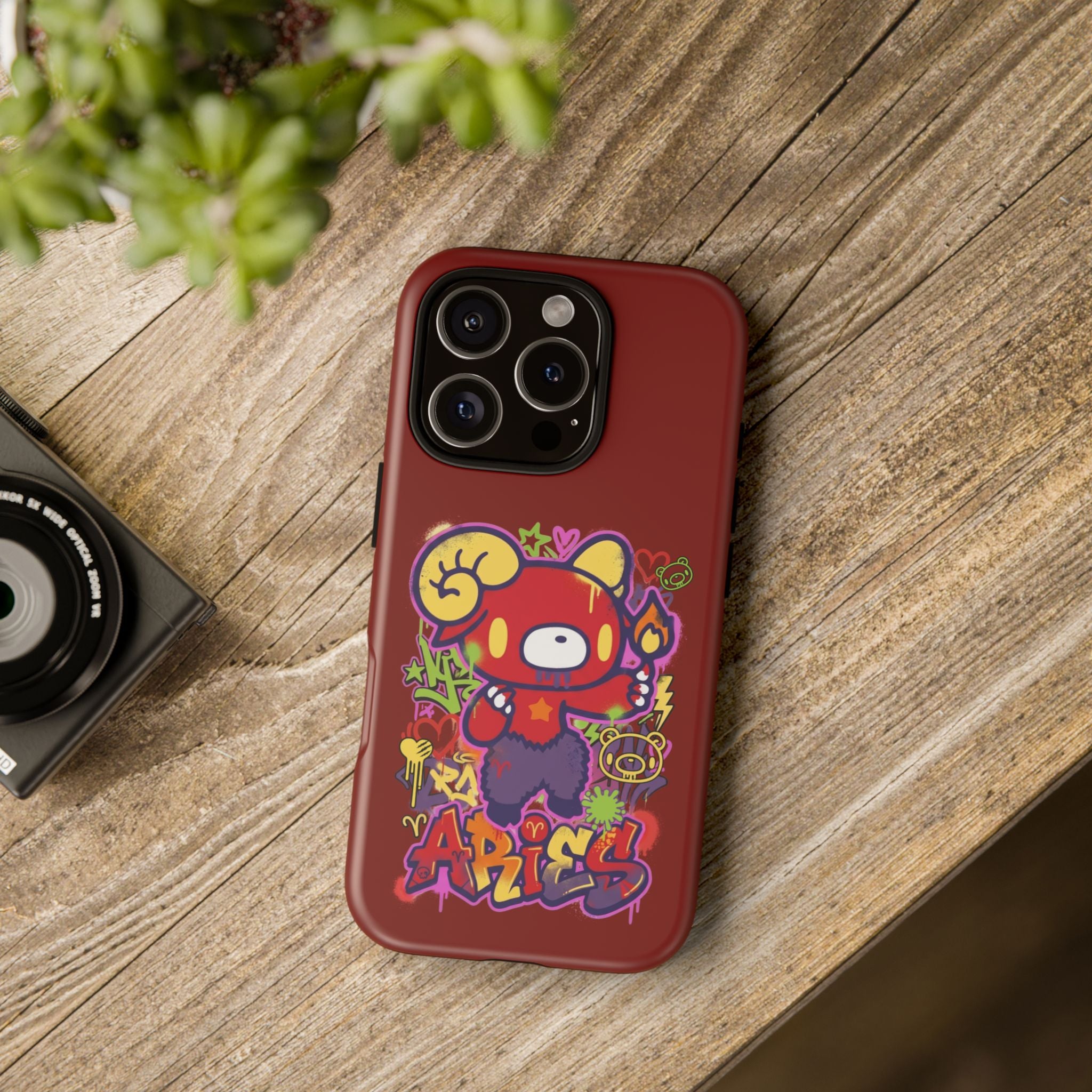 Zodiac Aries  Gloomy Bear Phone Case