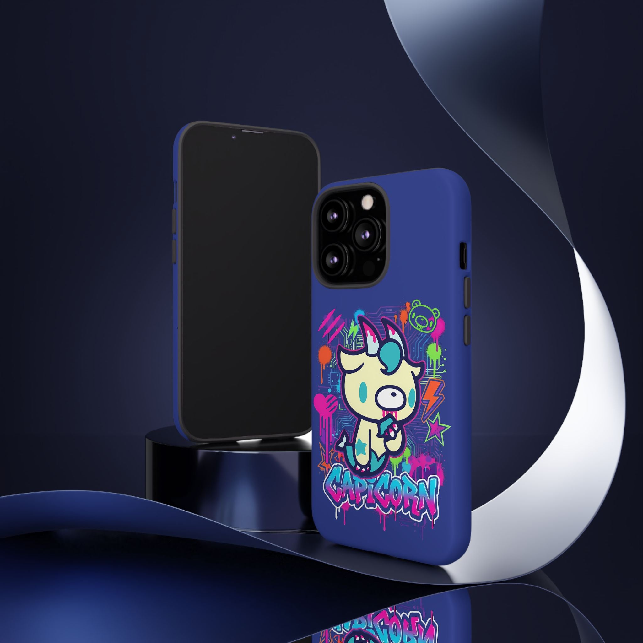 Zodiac Capricorn Gloomy Bear Phone Case