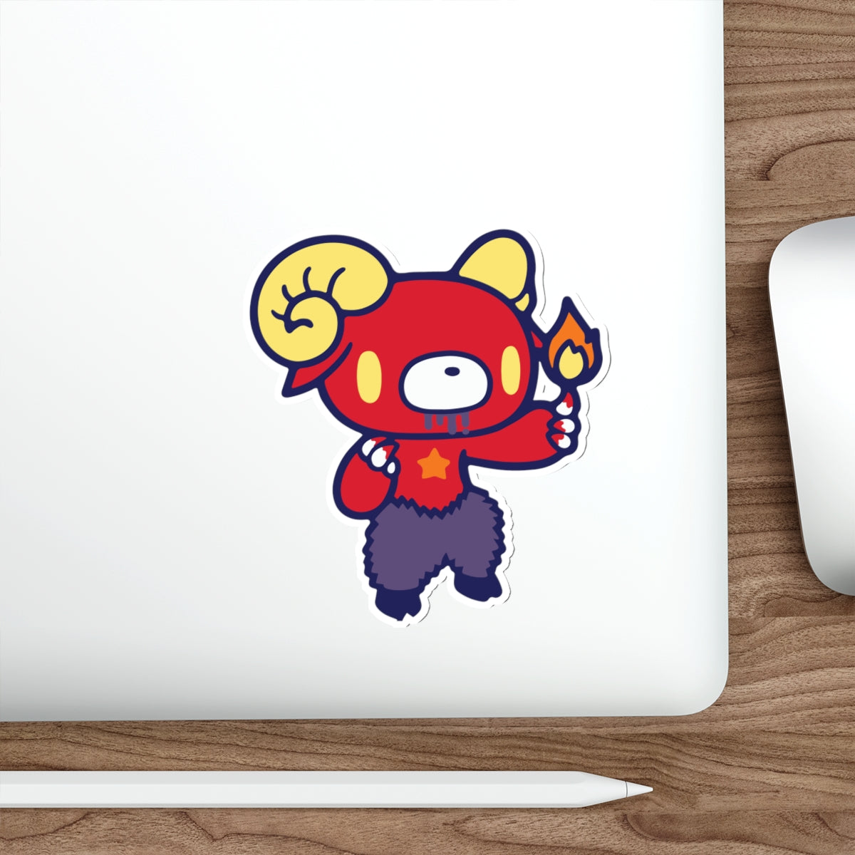 Gloomy Zodiac Aries Die-Cut Stickers